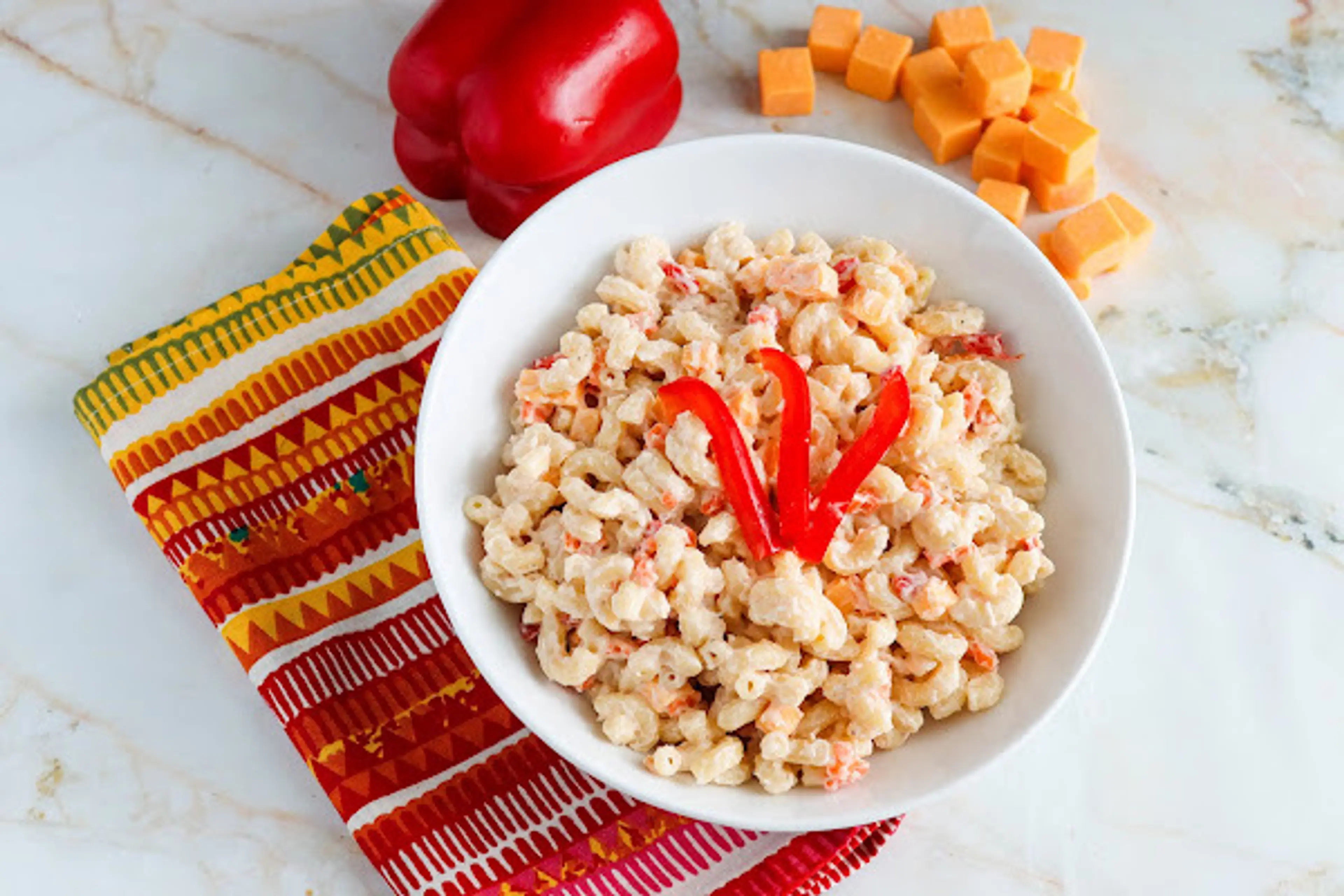 Basic Cheddar Macaroni Salad