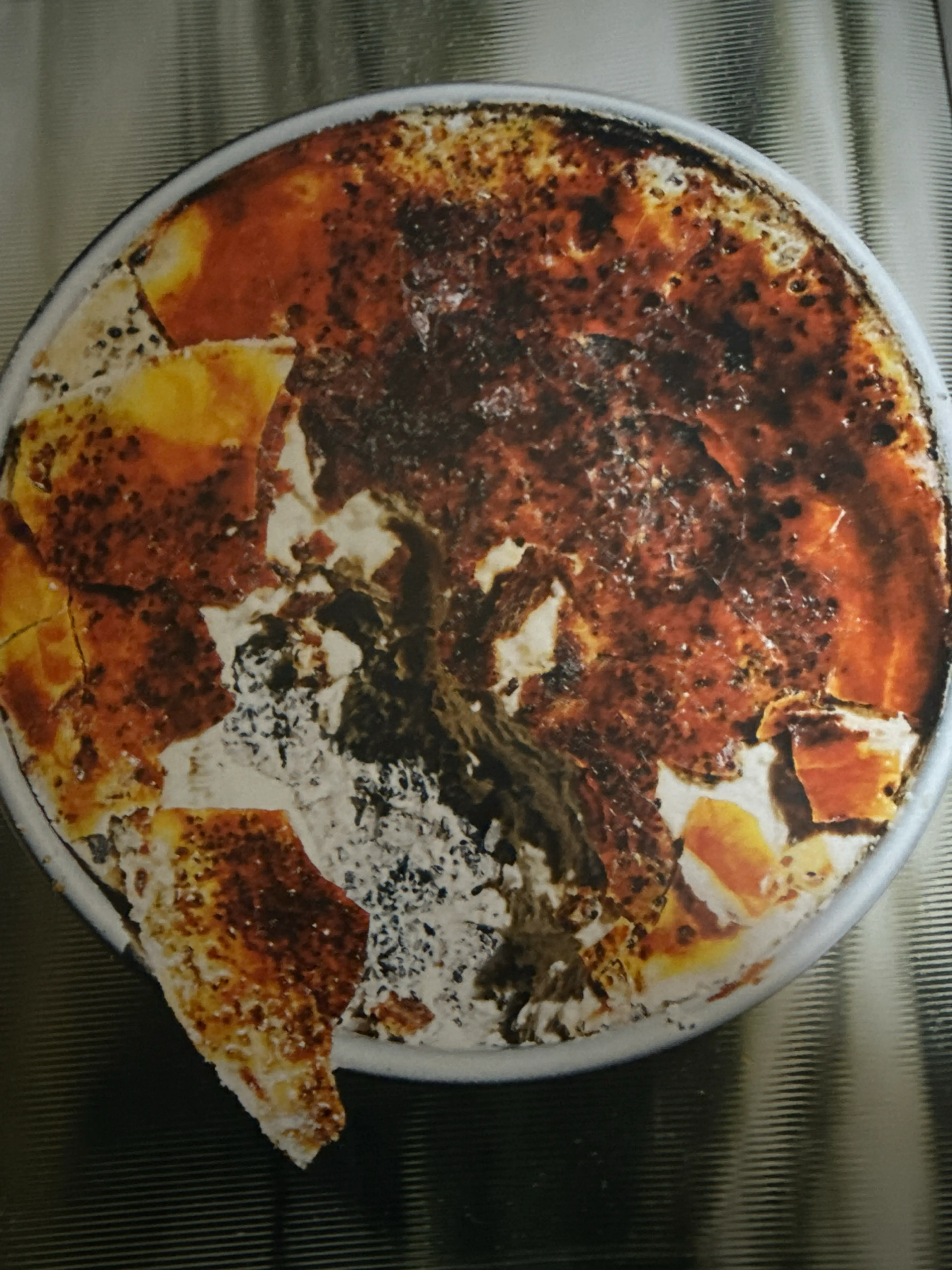 Black Sesame Rice Pudding Brûlée