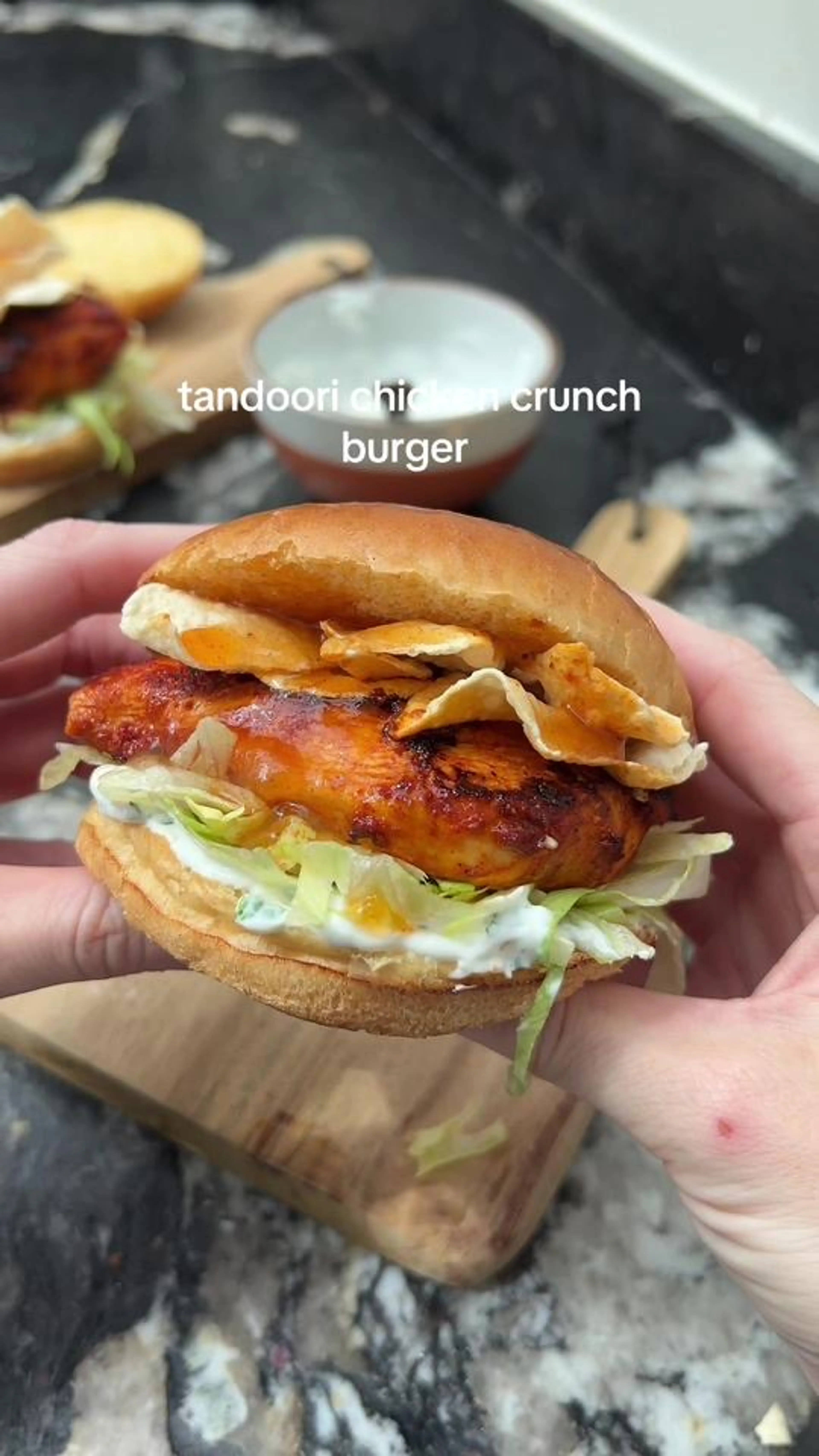 Tandoori Chicken Burgers