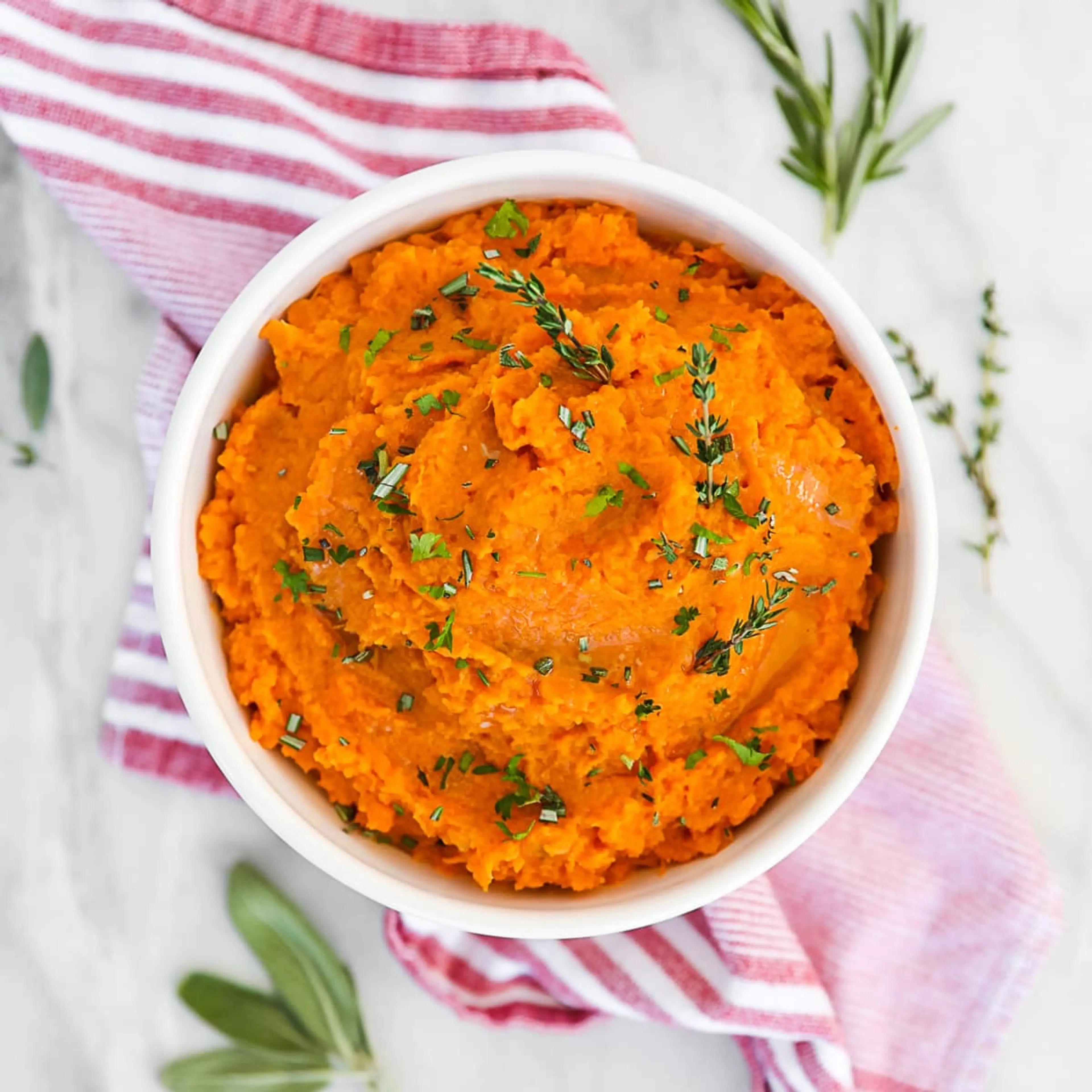 Vegan Mashed Sweet Potatoes