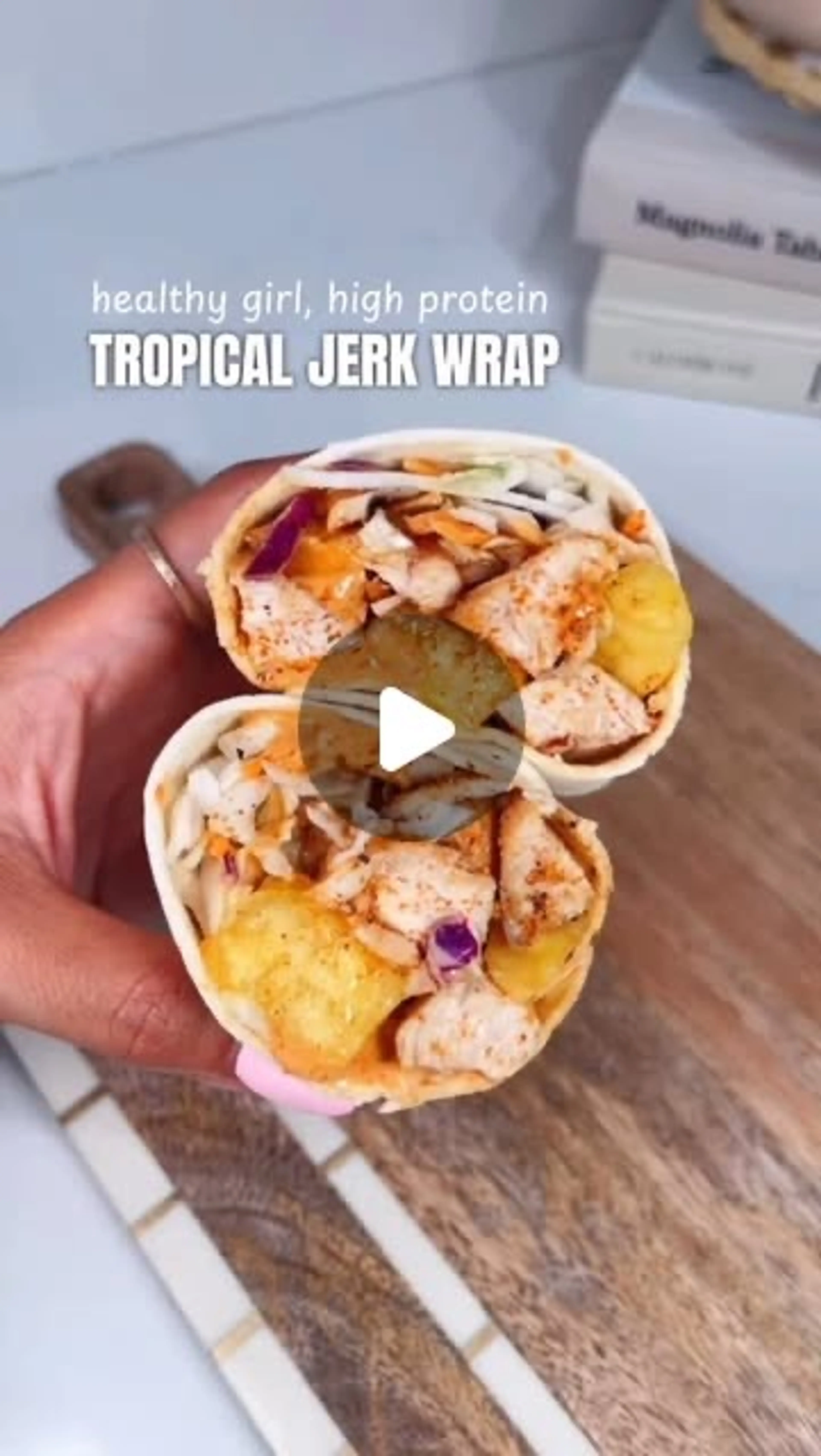 Caribbean Jerk Wraps
