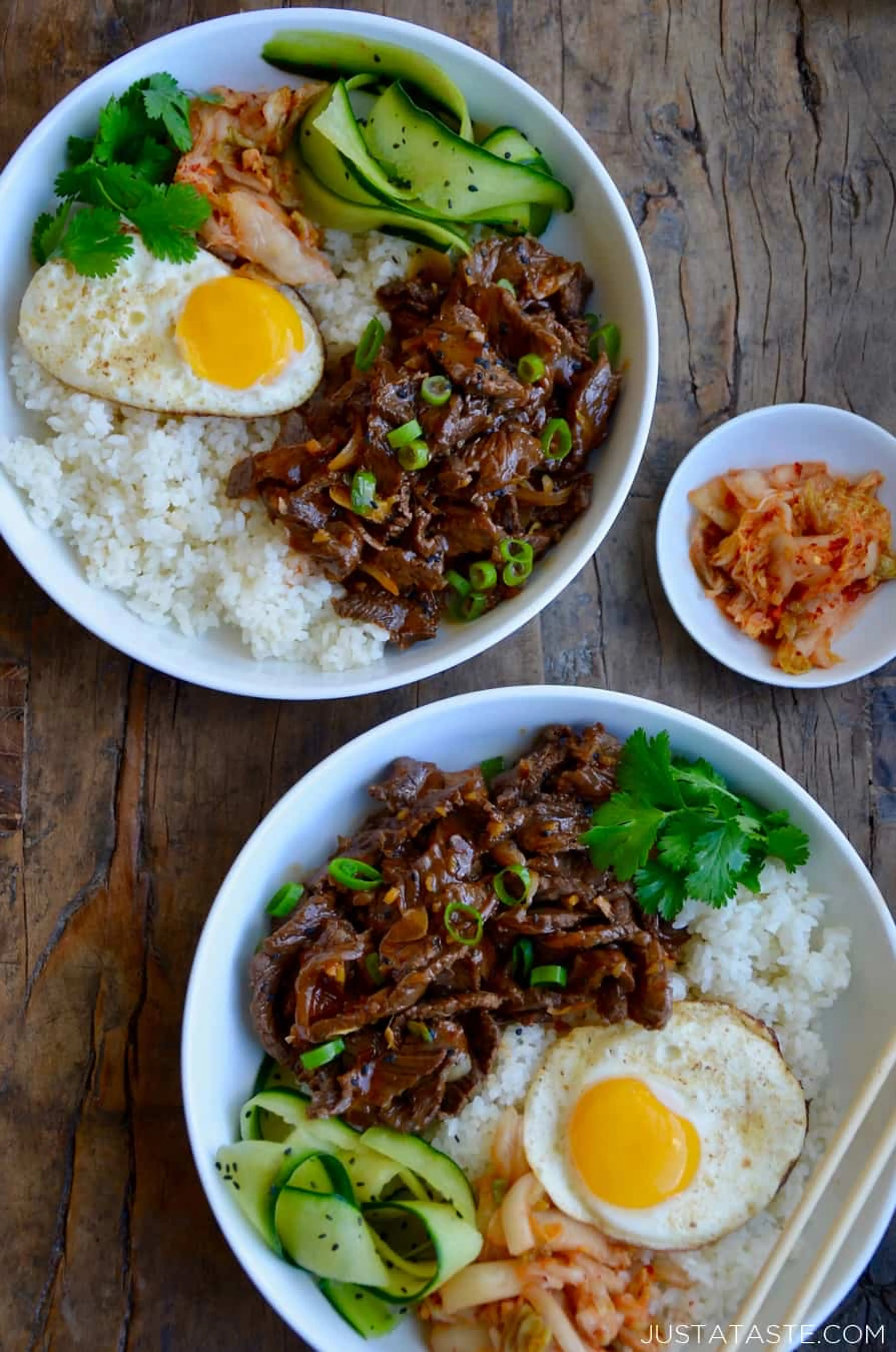 Easy Beef Bulgogi Bowls