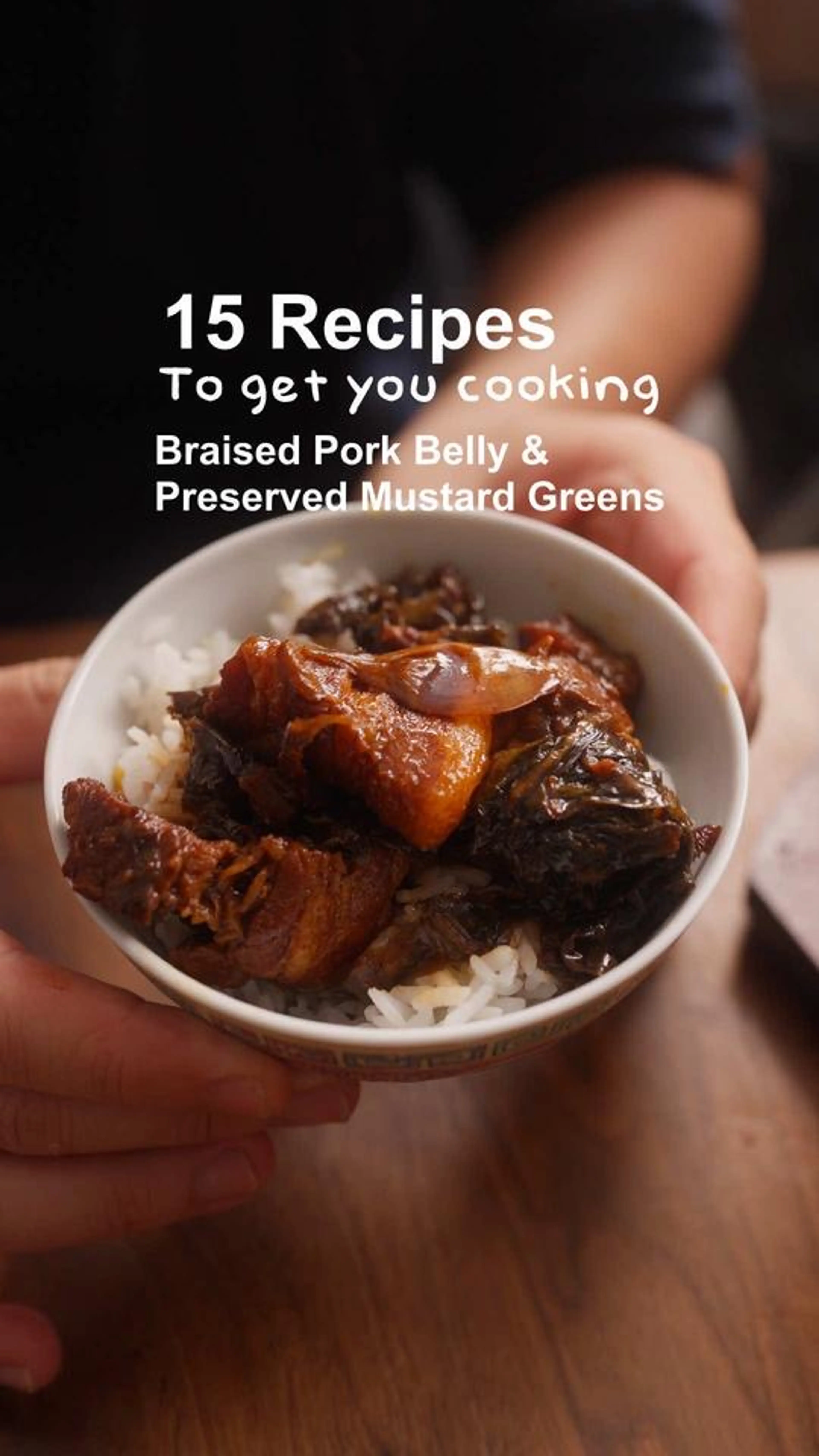 Pork Belly with Preserved Mustard Greens (梅菜扣肉