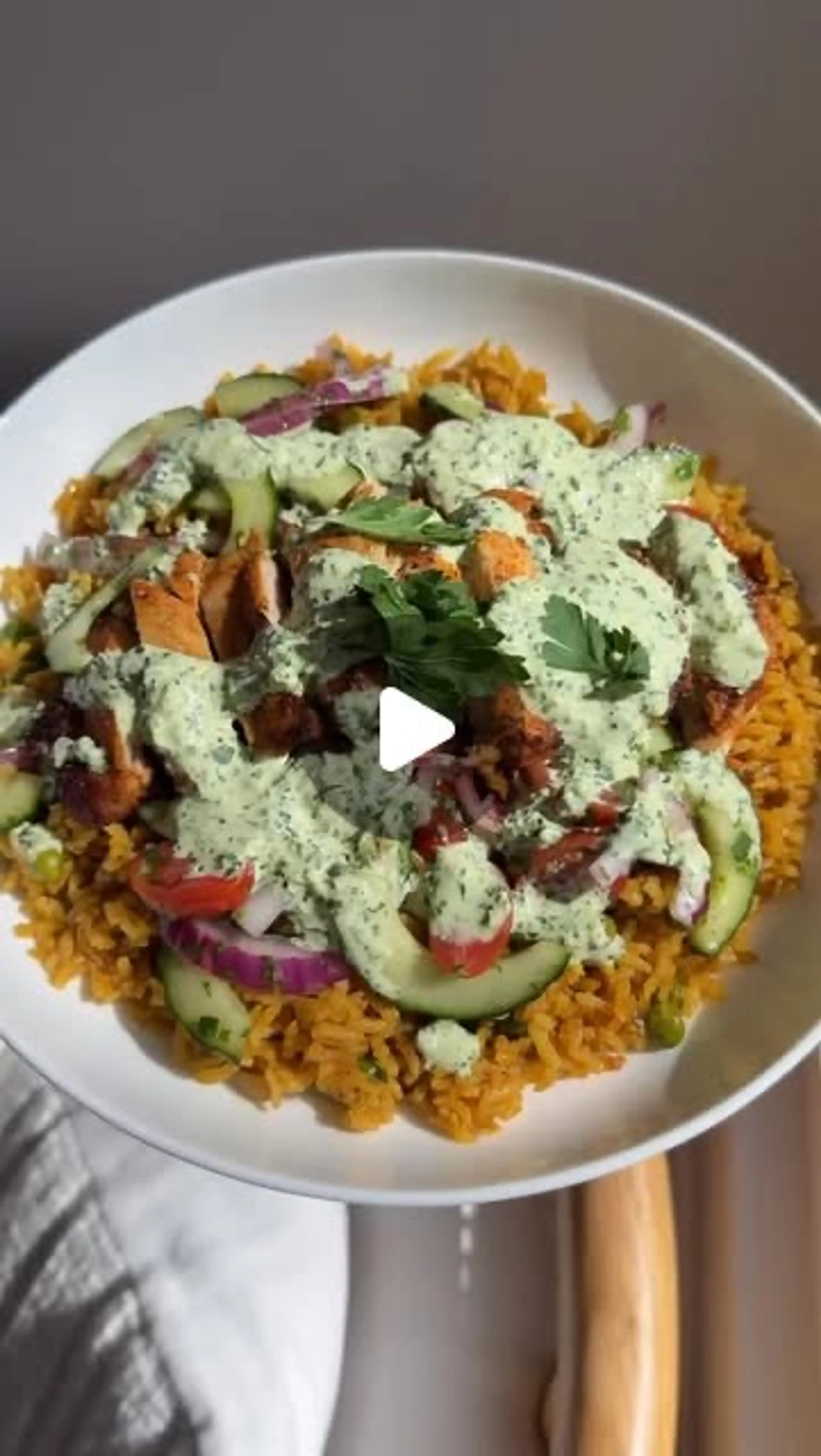 Peruvian Inspired Chicken and Rice Bowl