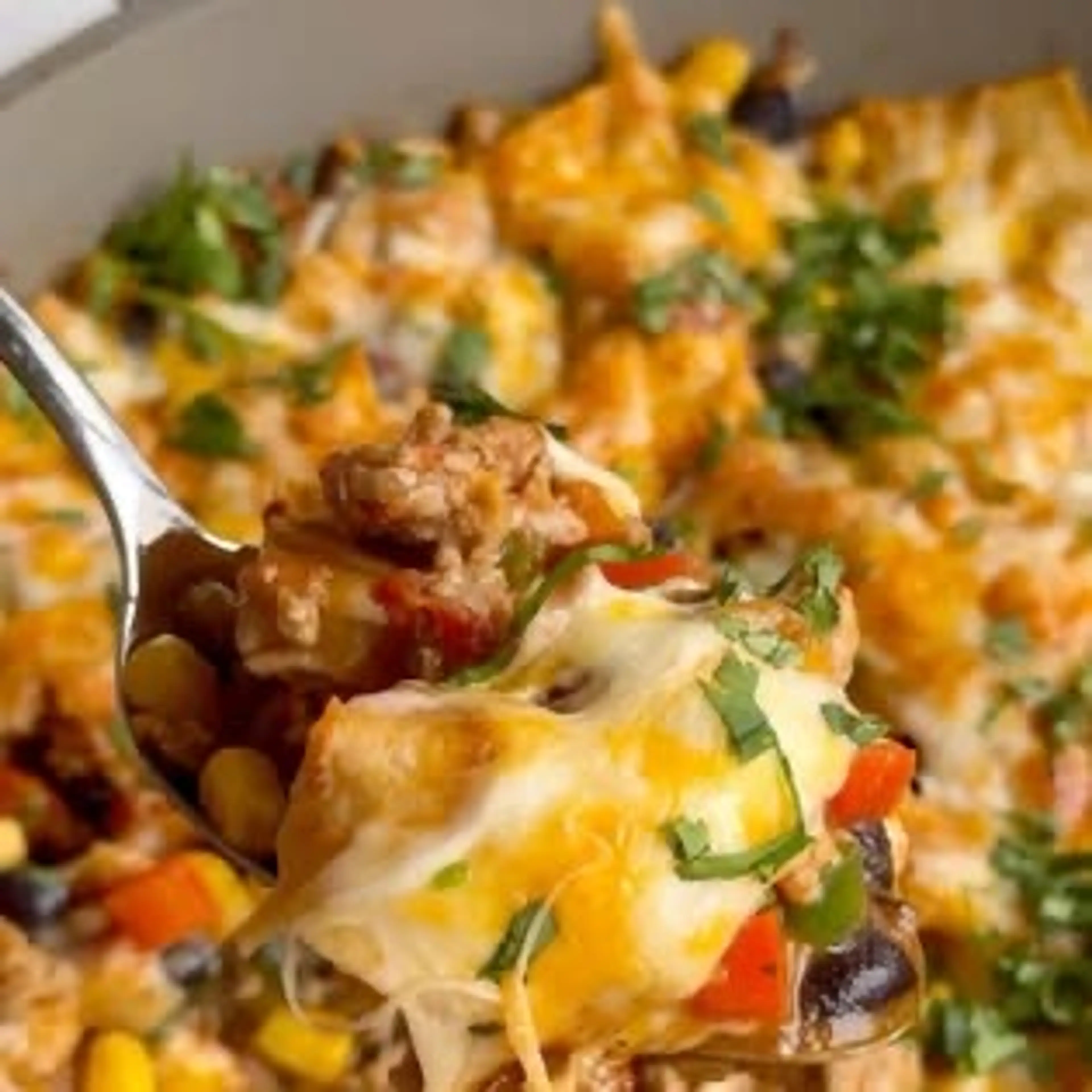 One-pan  Enchiladas Skillet