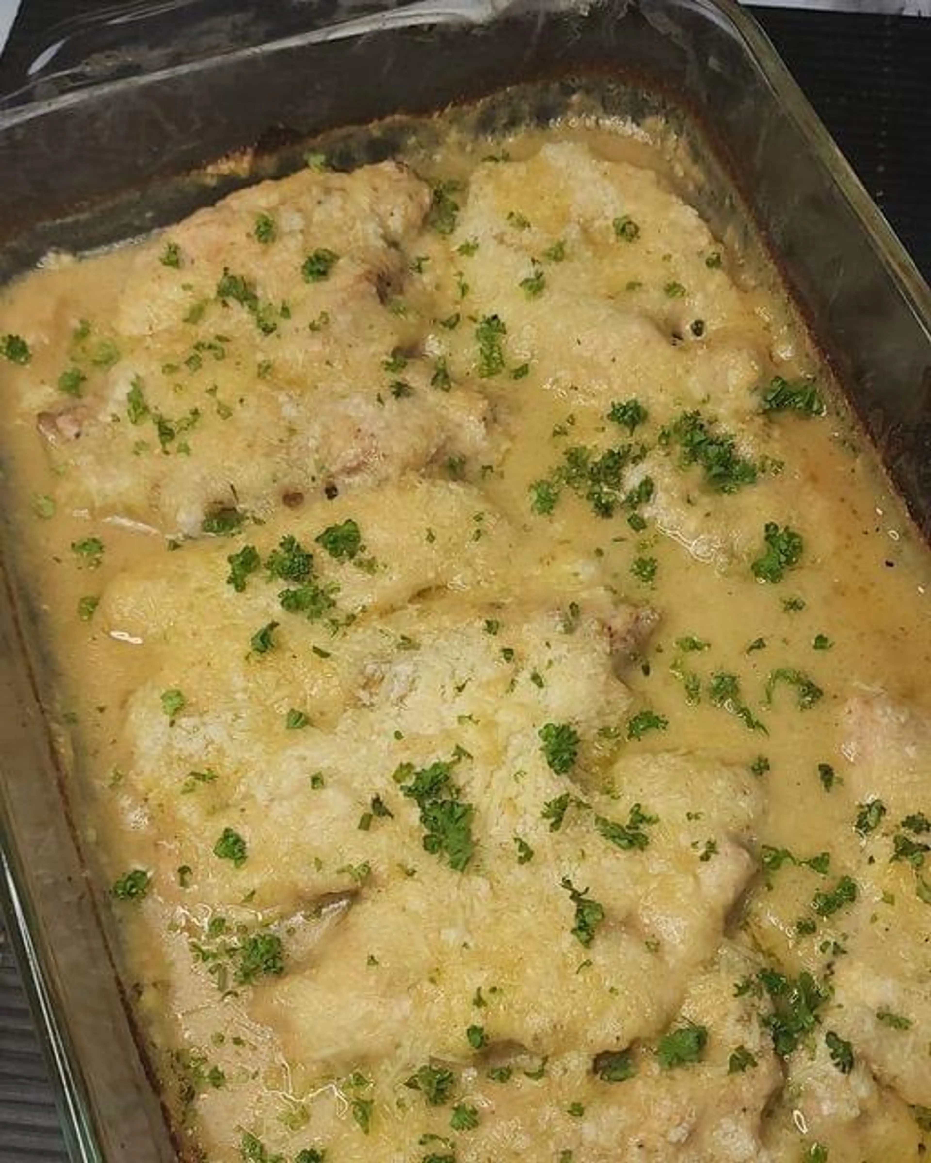 Chicken Caesar bake