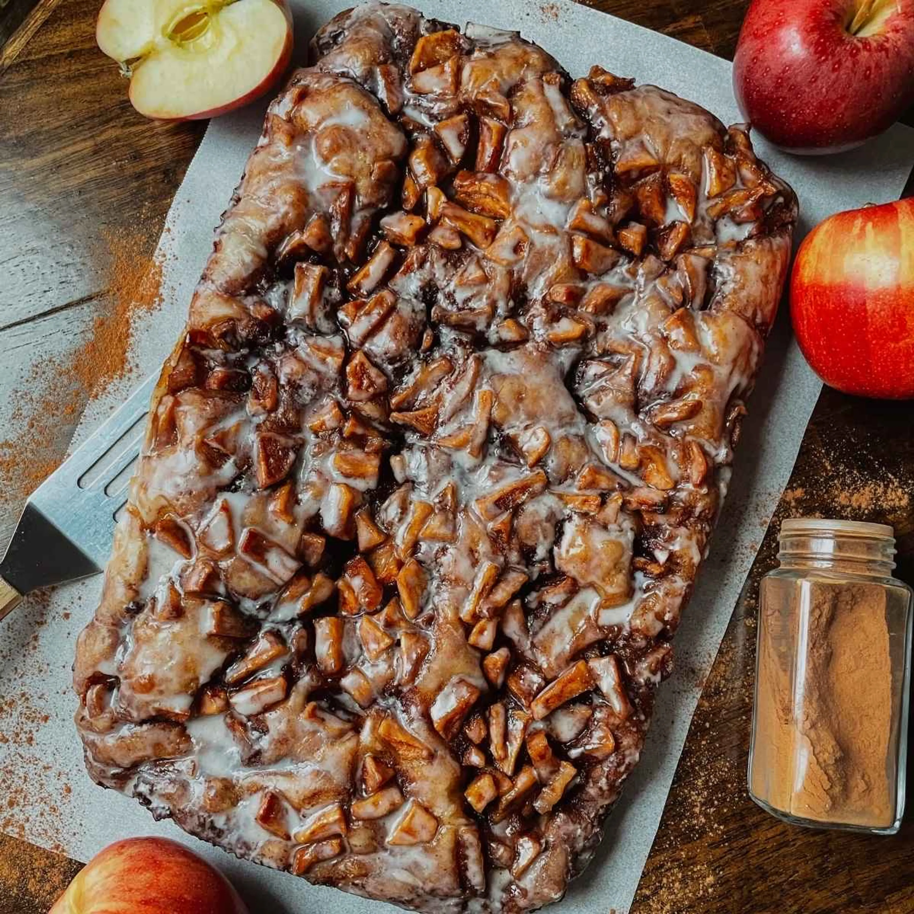 Sourdough Apple Fritter Focaccia
