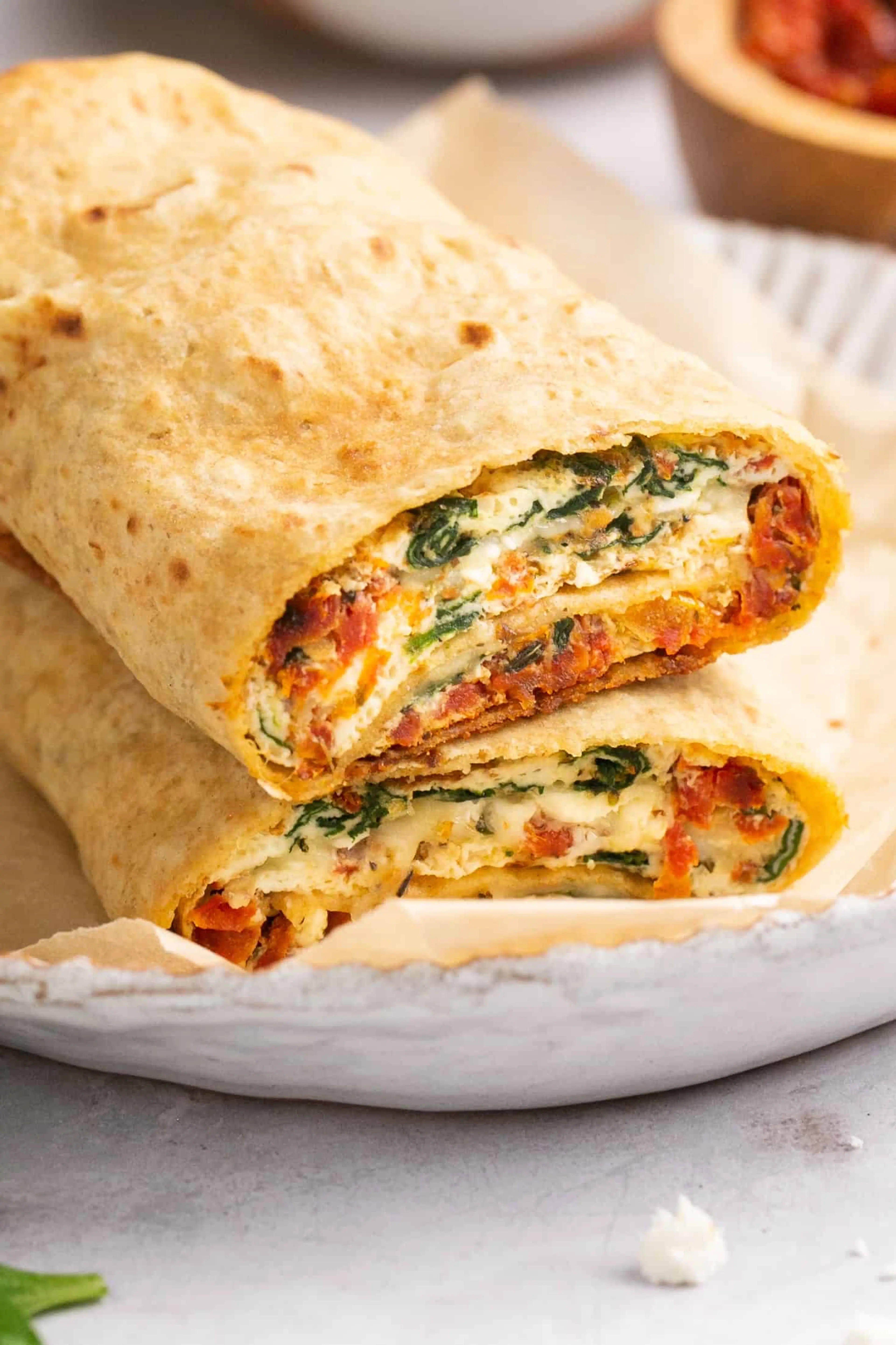 Copycat Starbucks Spinach Feta Wrap Recipe (Double the Prote