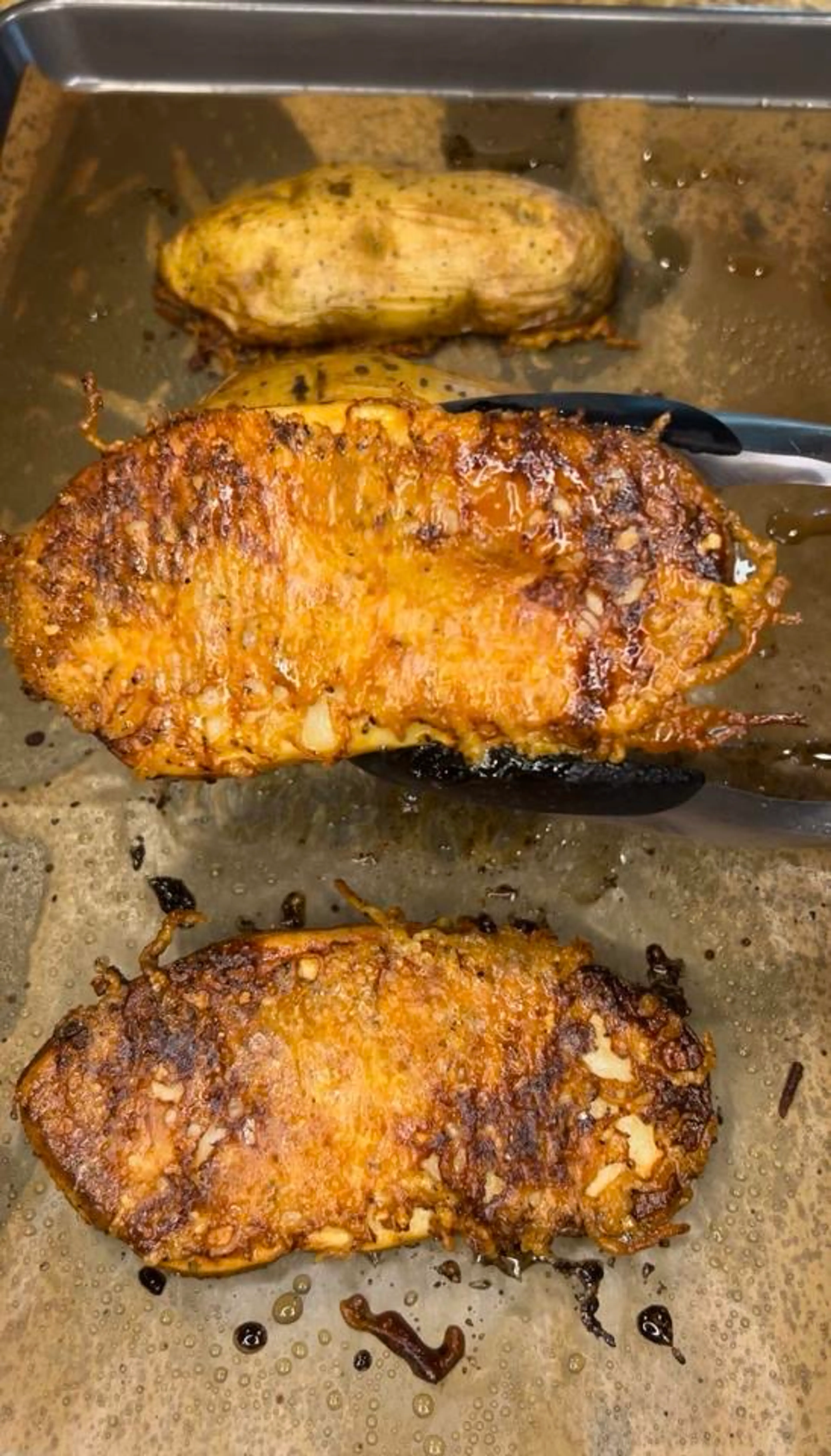 Crispy Baked Potato Halves