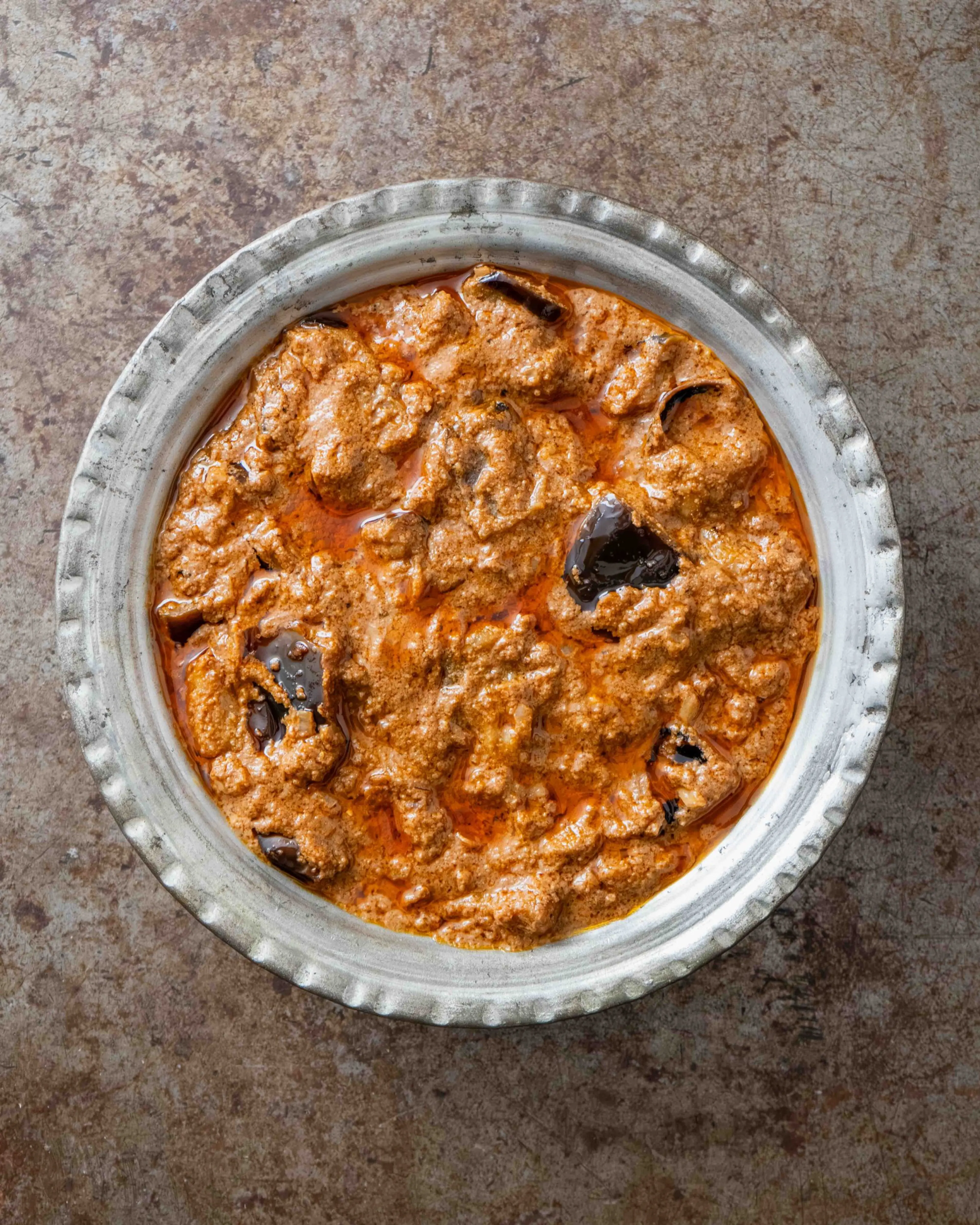 Persian Shish Andaz (Rich Walnut and Aubergine Stew)