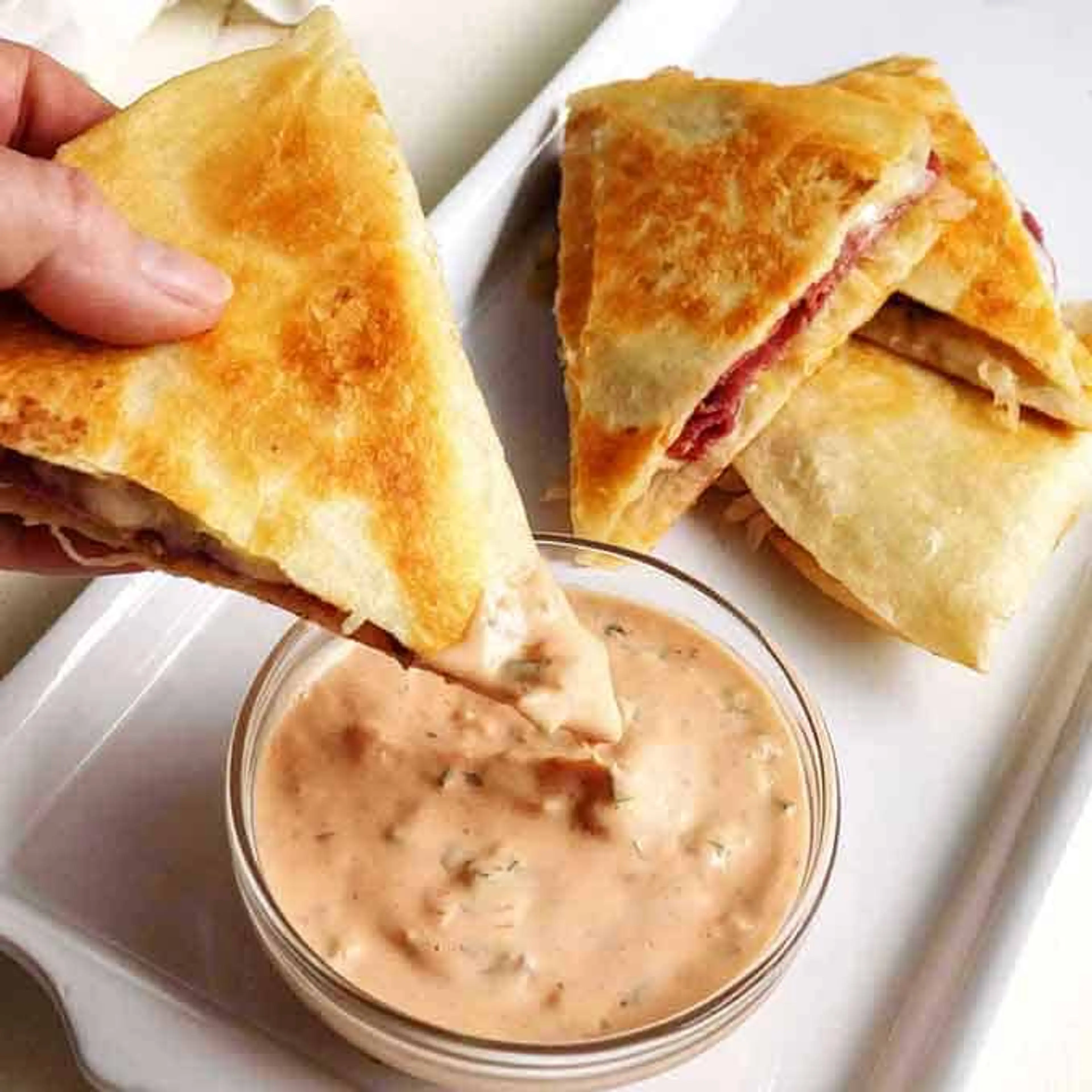 Reuben Quesadilla