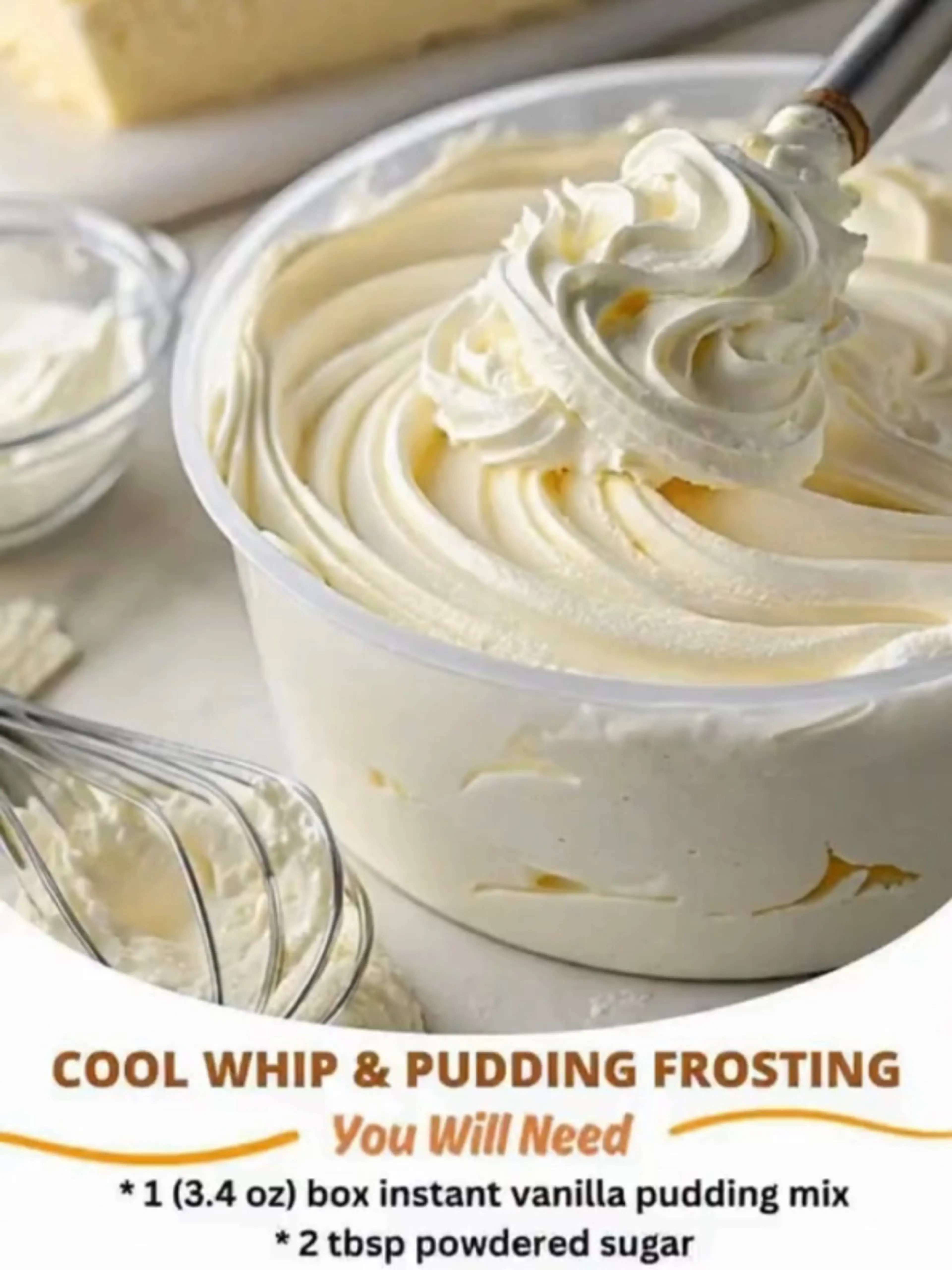 Vanilla Whipped Frosting