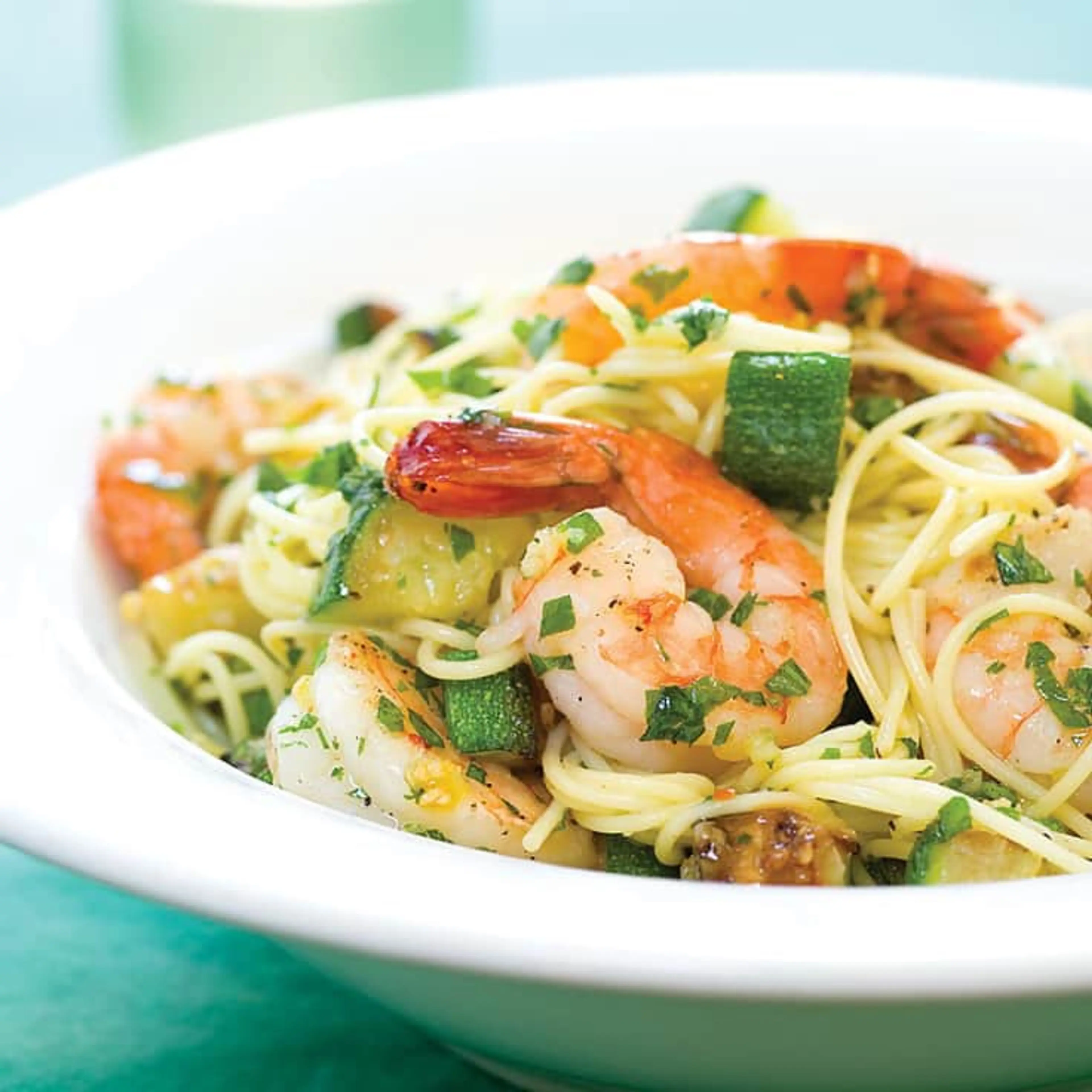 Angel Hair Pasta With Shrimp (ATK)