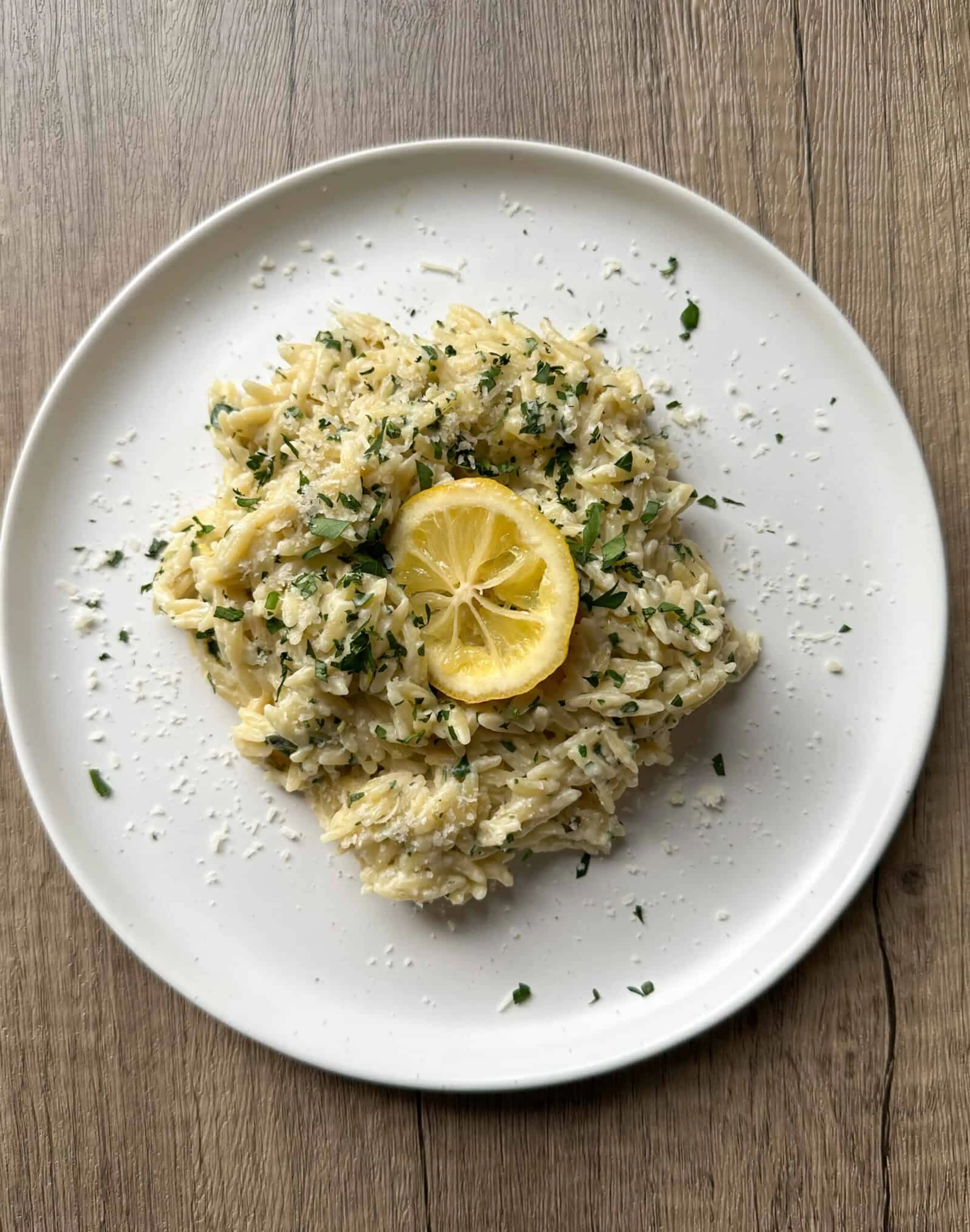 Lemon & Boursin Orzo Bake