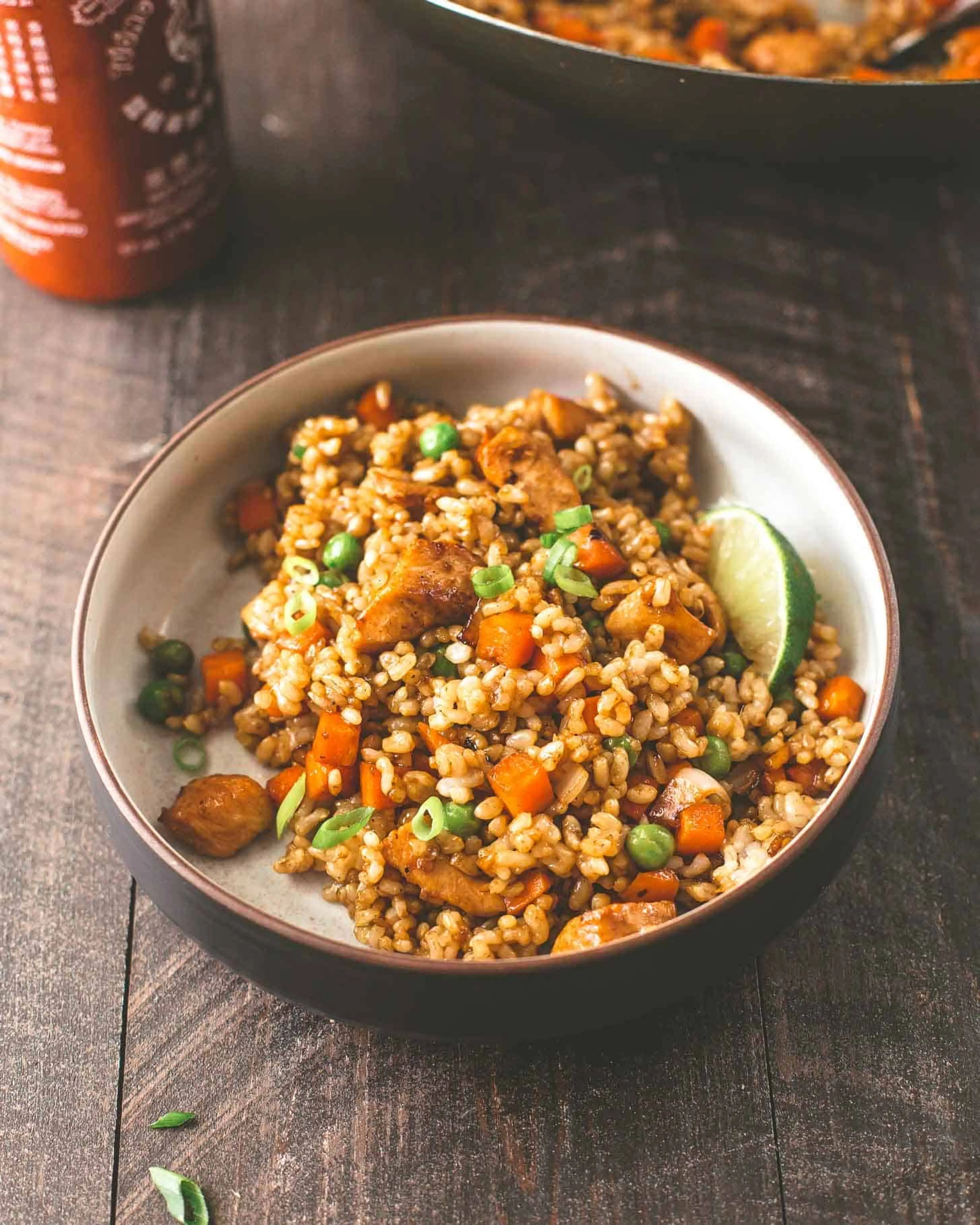 Honey Garlic Chicken Fried Rice