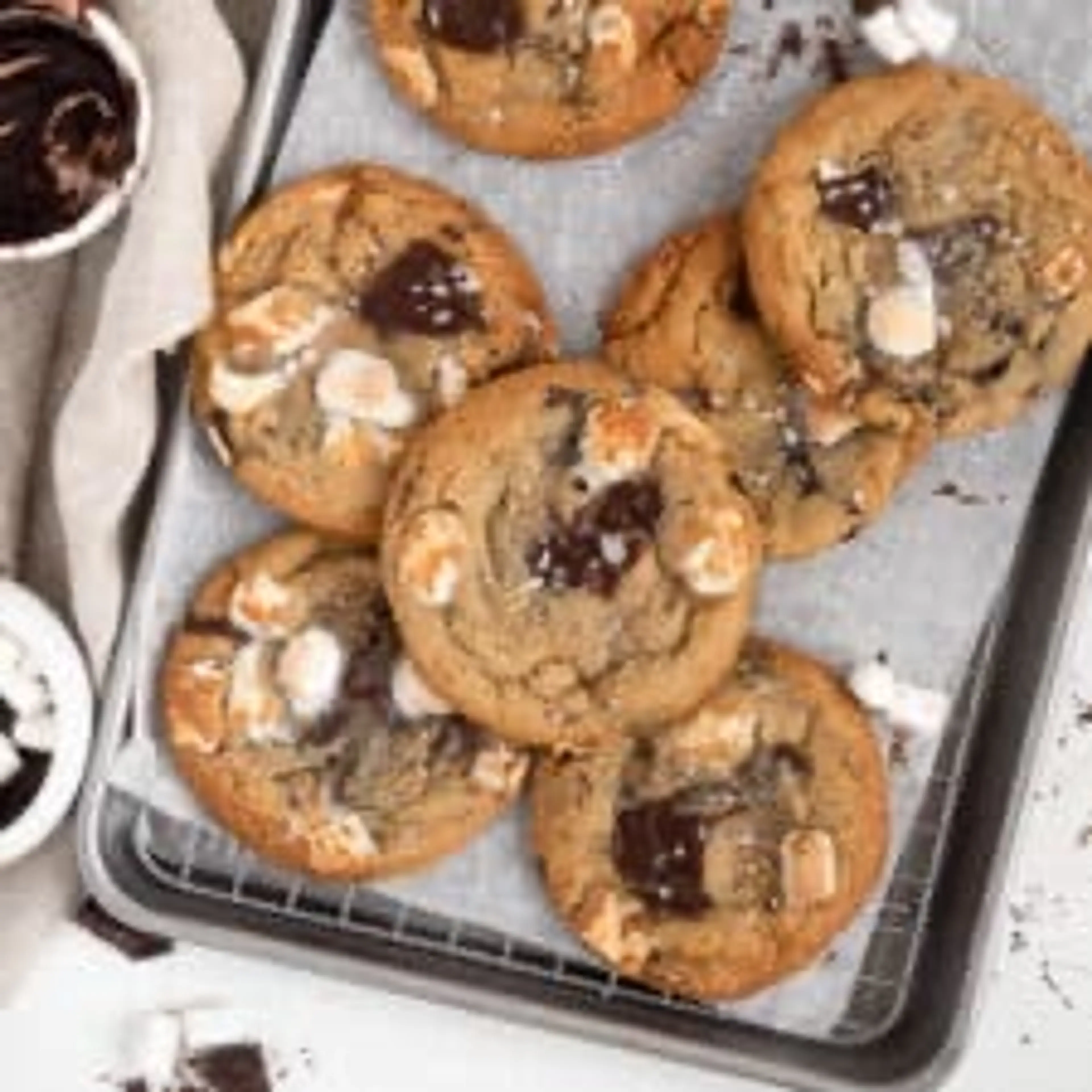 Chocolate Marshmallow Cookies