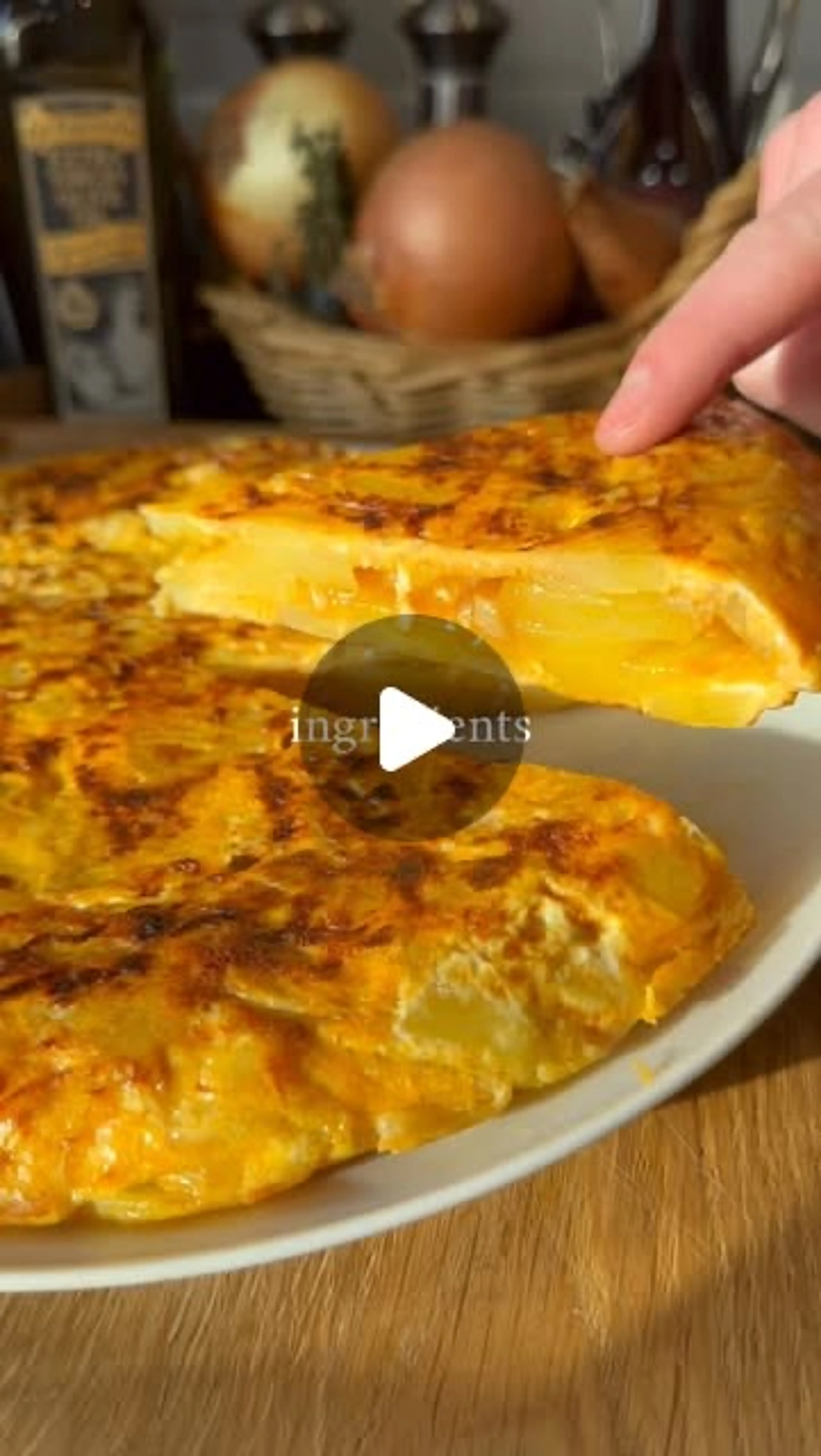 Traditional Spanish Omelette (tortilla De Patatas