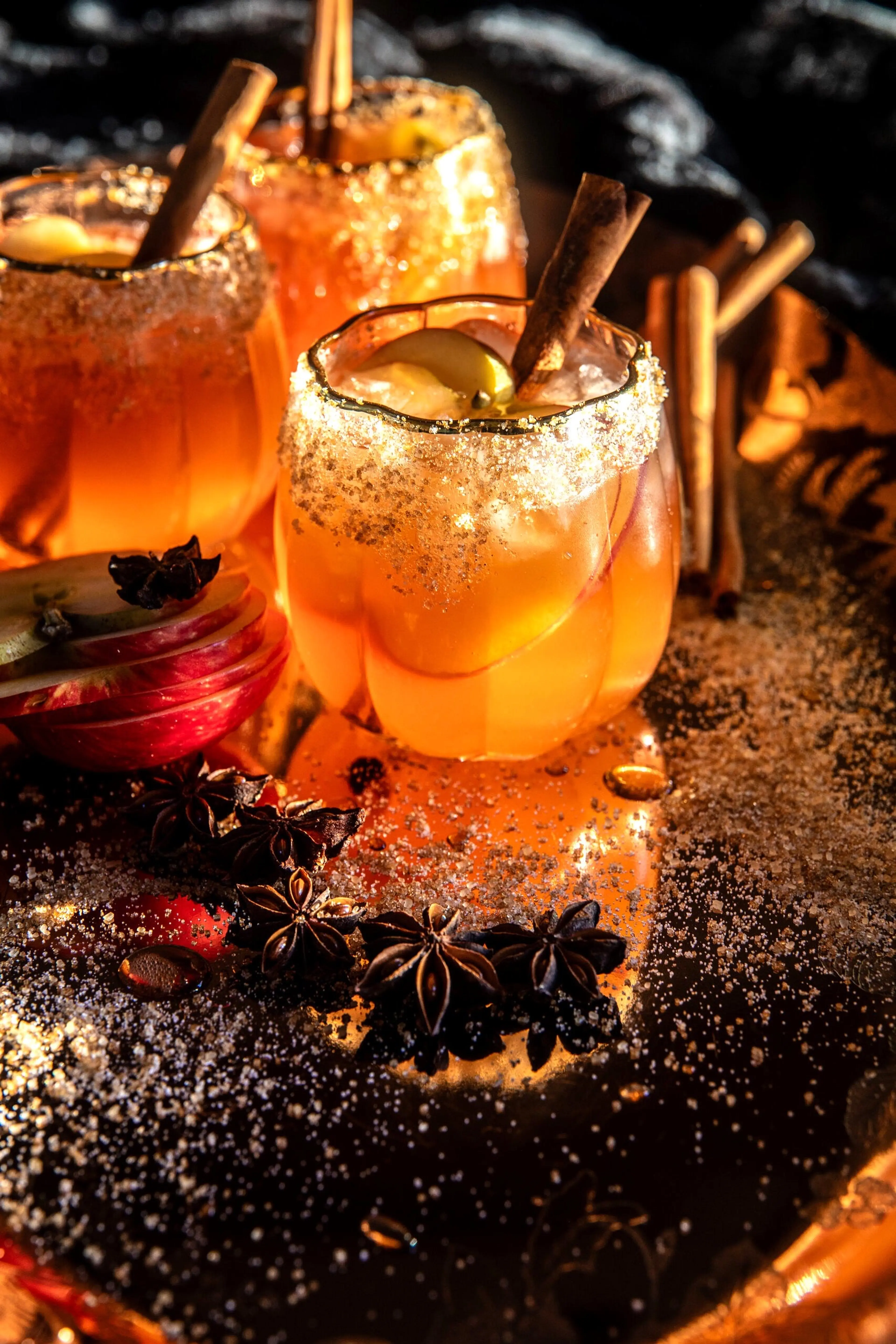Autumn Aperol Apple Cider Margarita (+Mocktail)