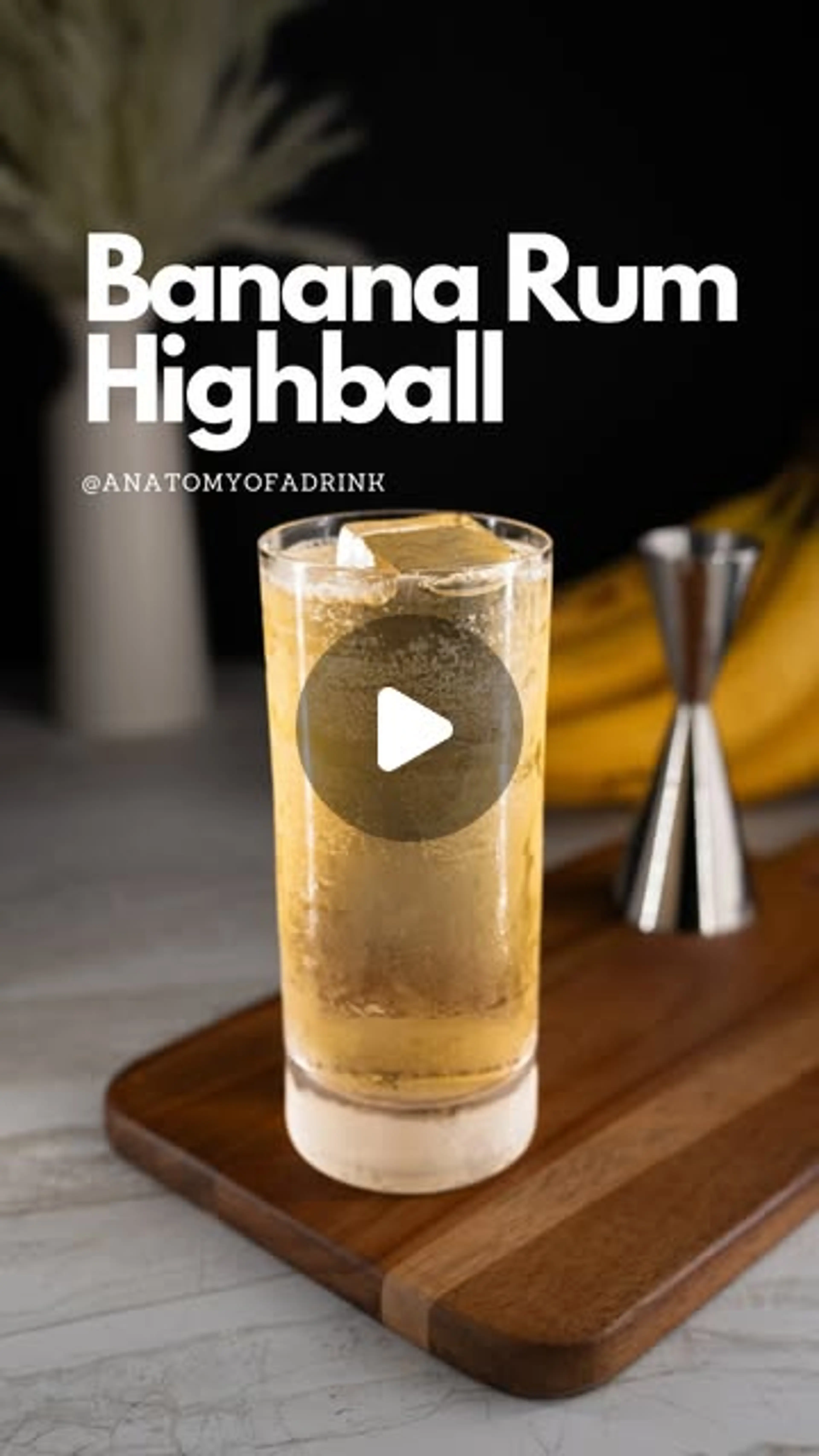 BANANA RUM HIGHBALL 🫧