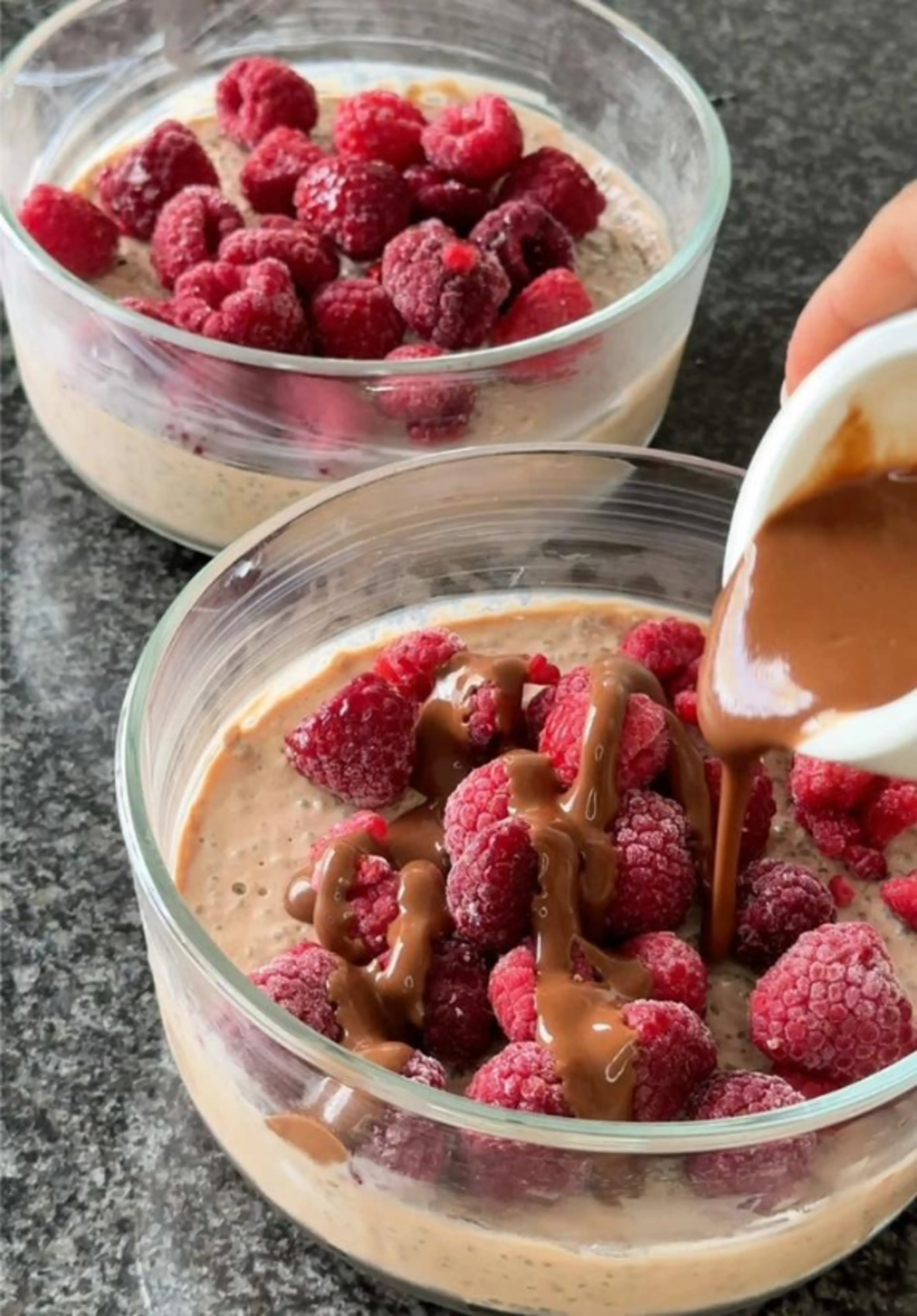 Chocolate Peanut Butter Chia Seed Pudding