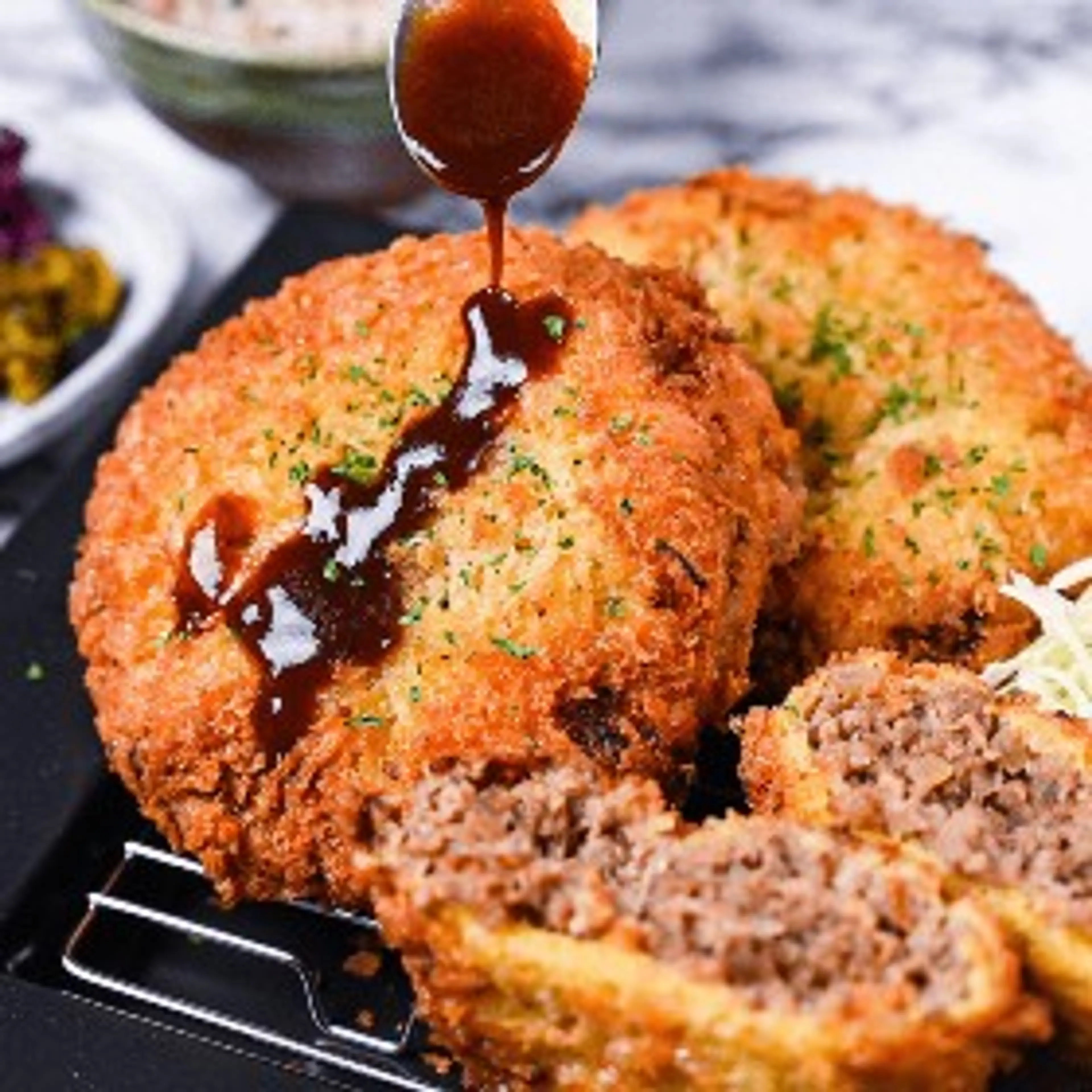 Menchi Katsu (Japanese Ground Meat Cutlet)