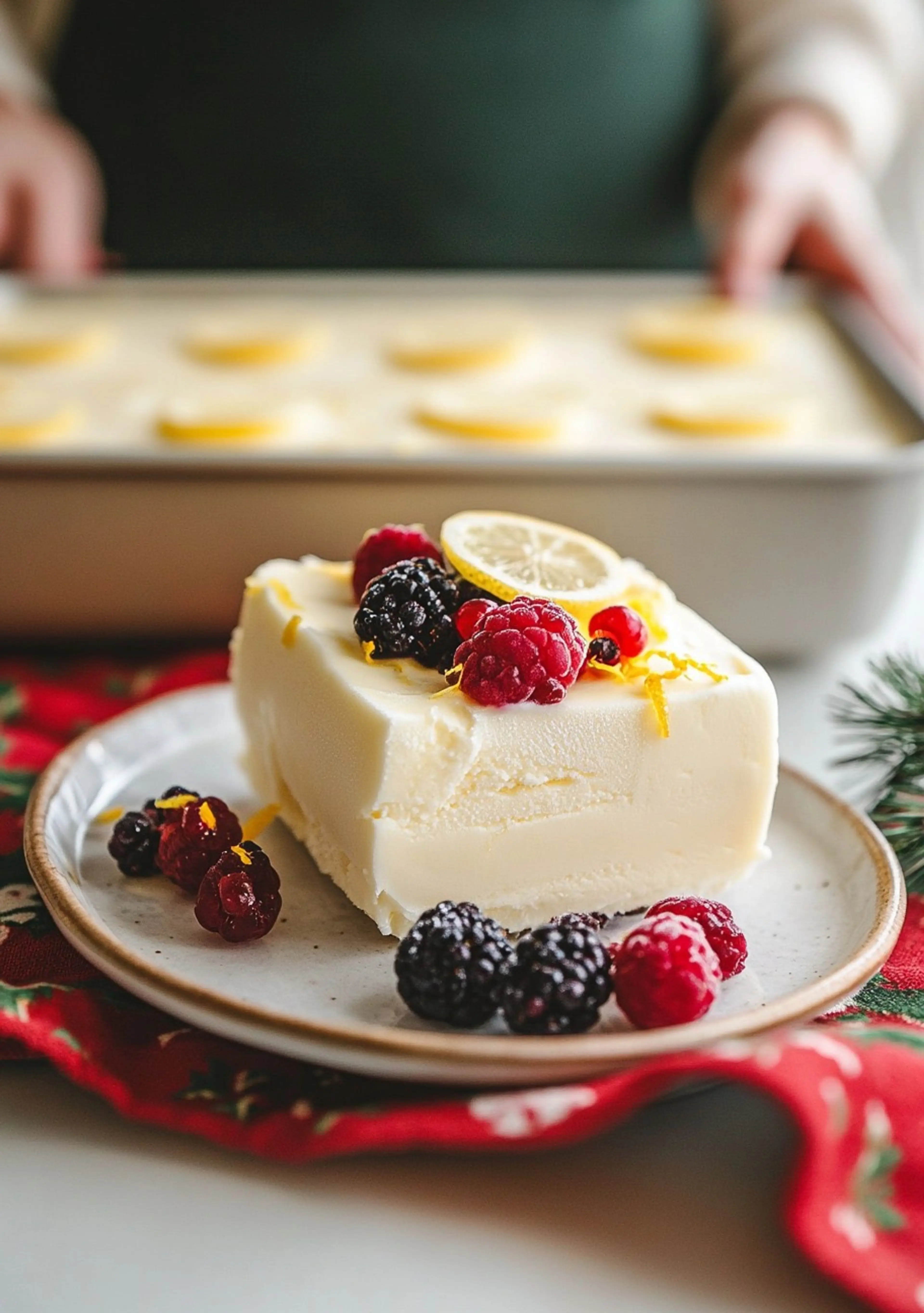 Lemon Yogurt Semifreddo – a Cool & Creamy Citrus Treat