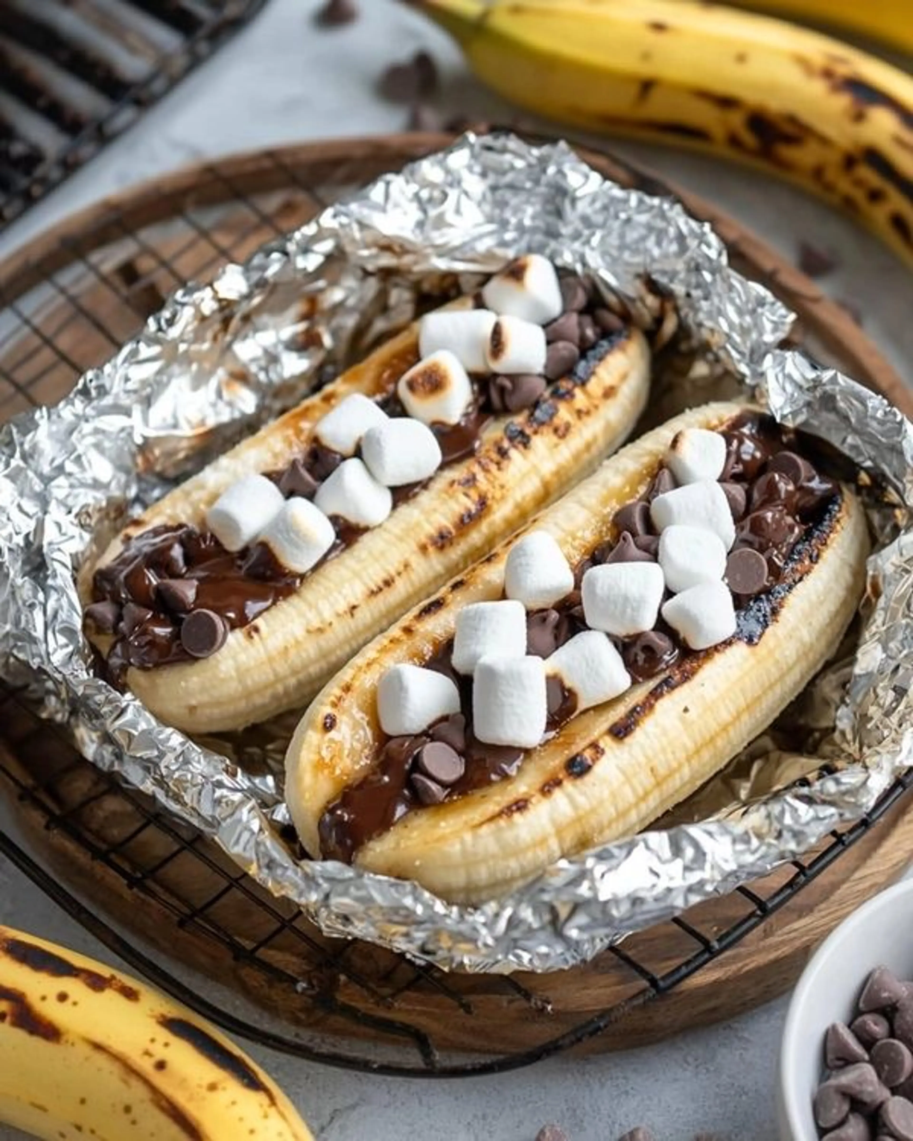 Campfire Banana Boats
