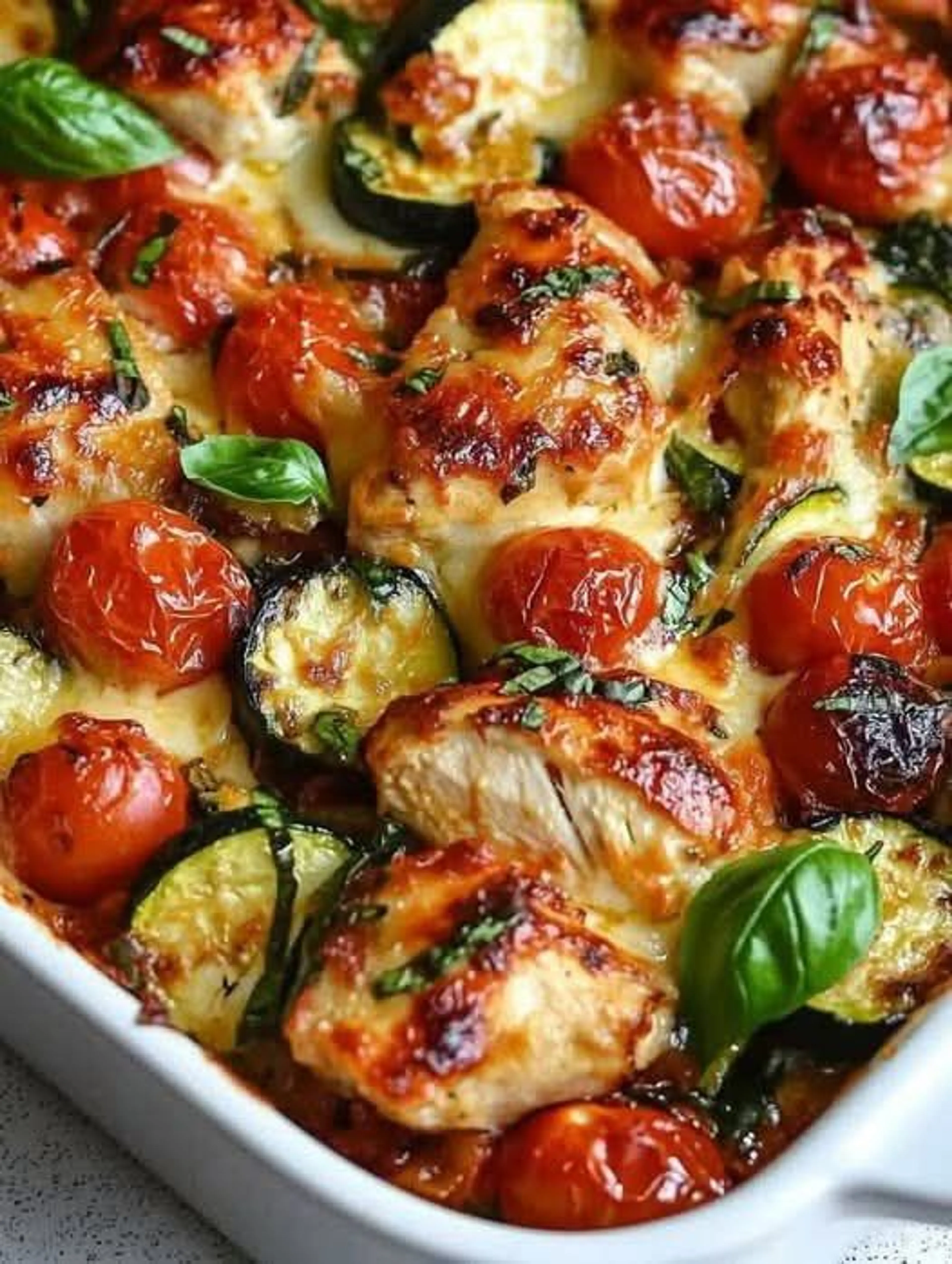Balsamic Chicken with Roasted Veggies