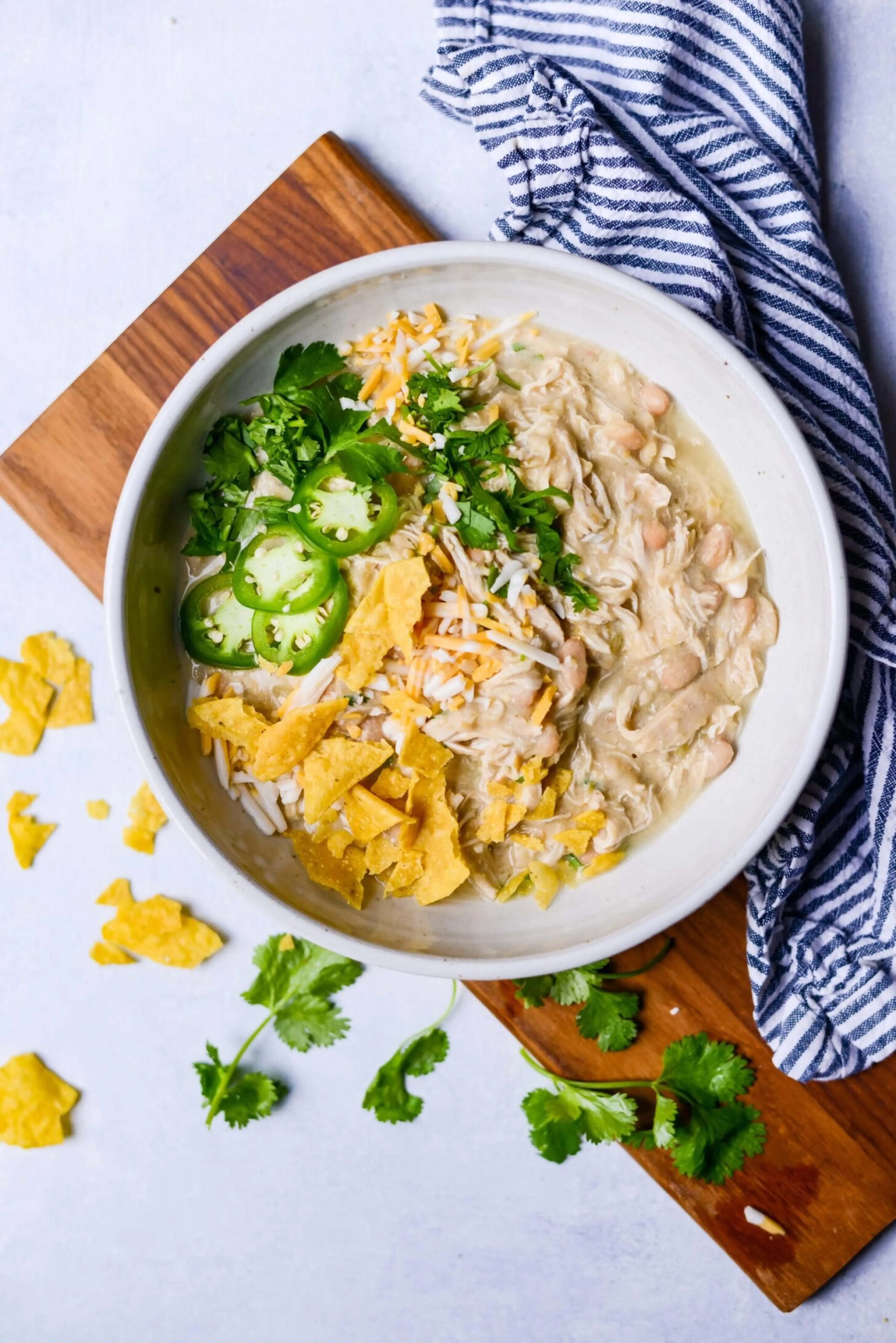 Easy Crockpot White Chicken Chili