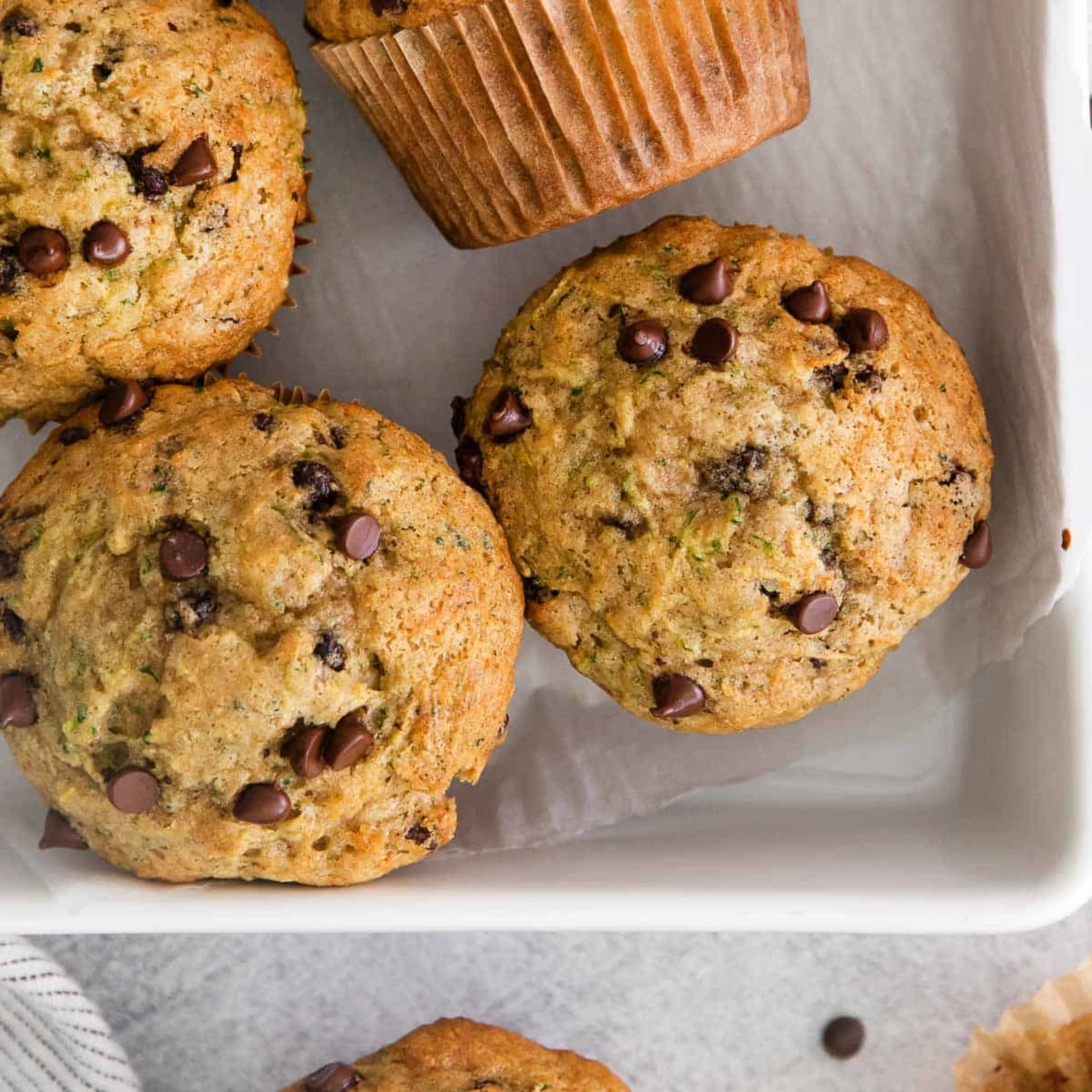 Gluten-Free Zucchini Muffins (BEST EVER!)
