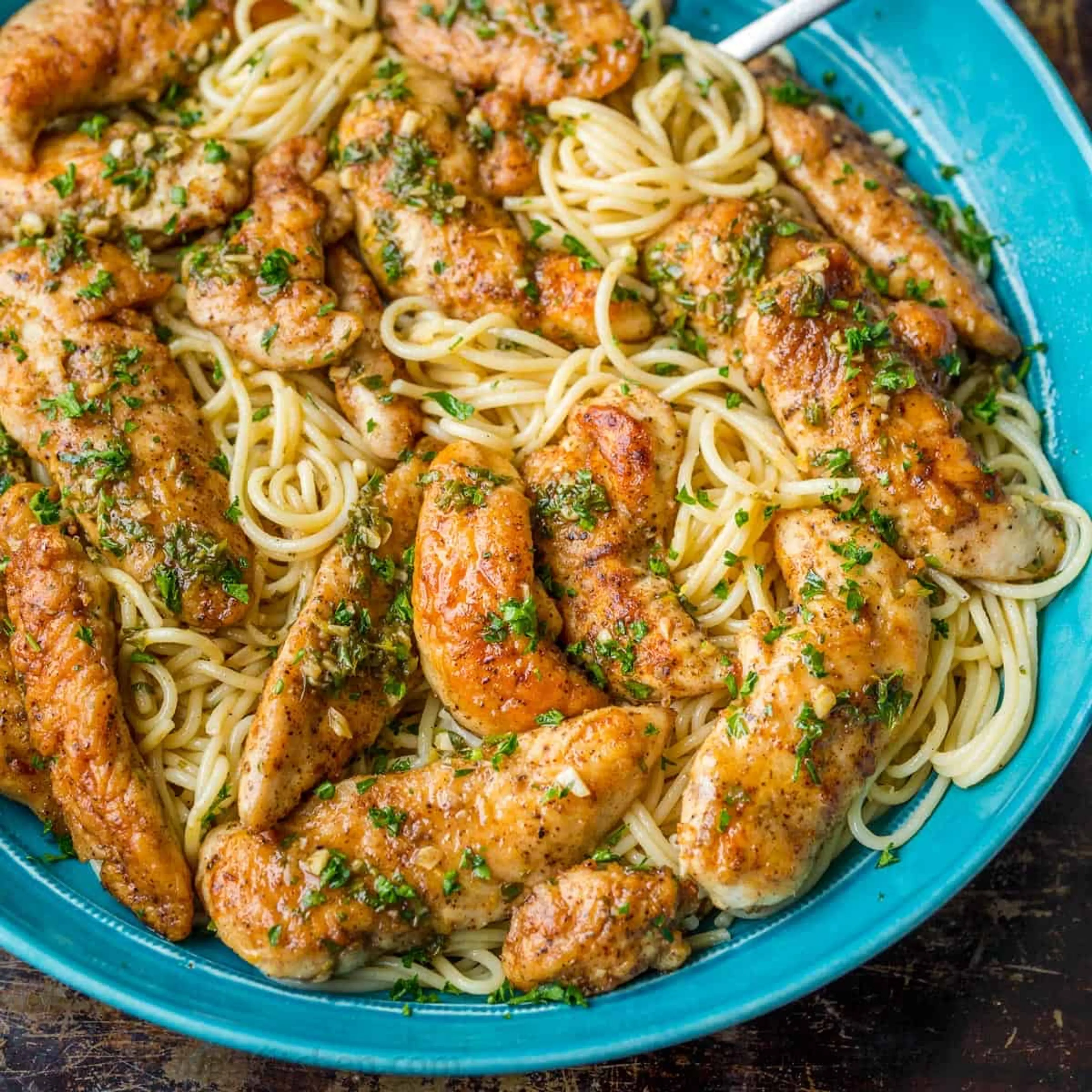 Chicken Scampi Pasta Recipe