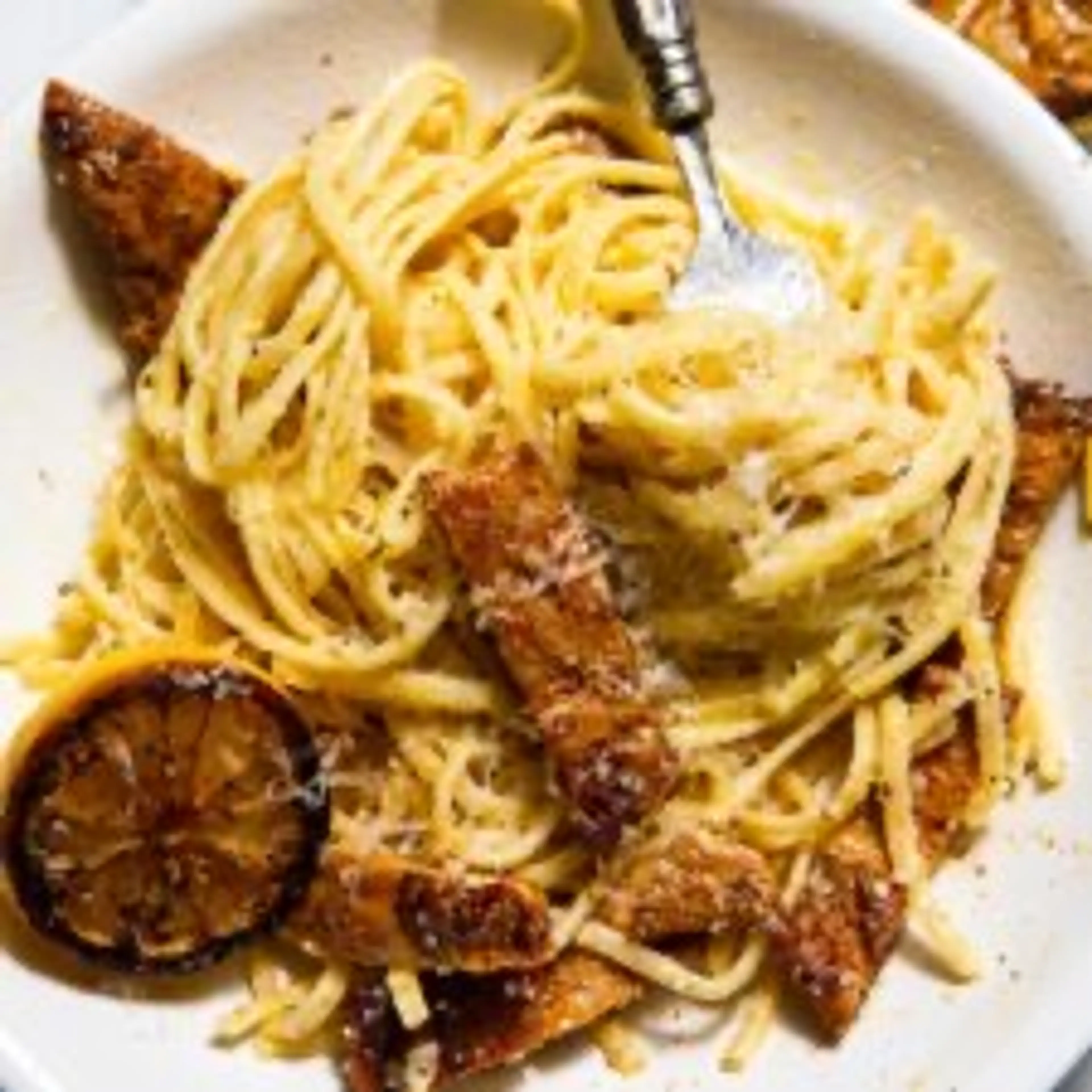 Lemon Butter Pasta with Chicken