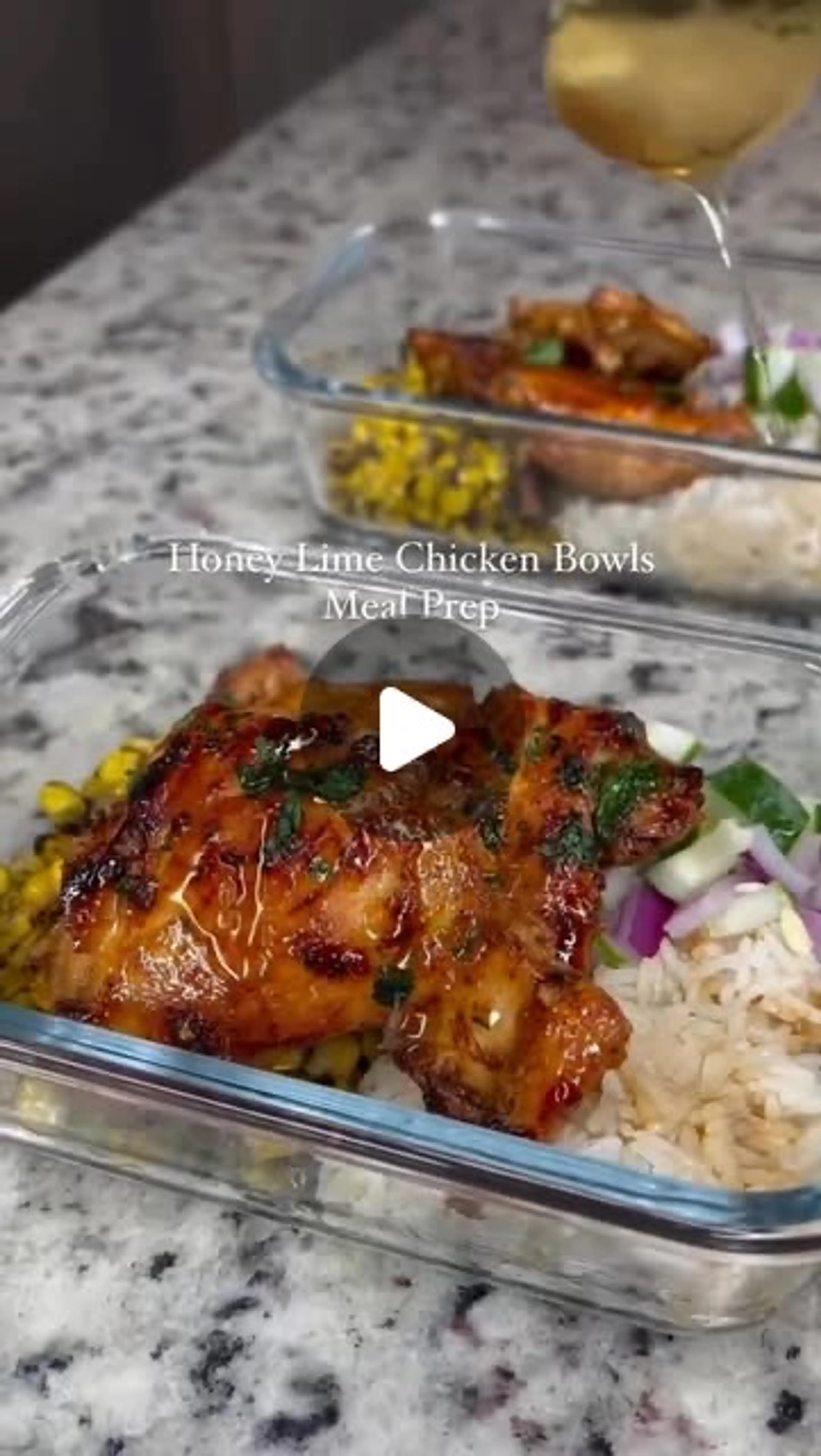 Honey Lime Chicken Bowls for Your Next Meal Prep