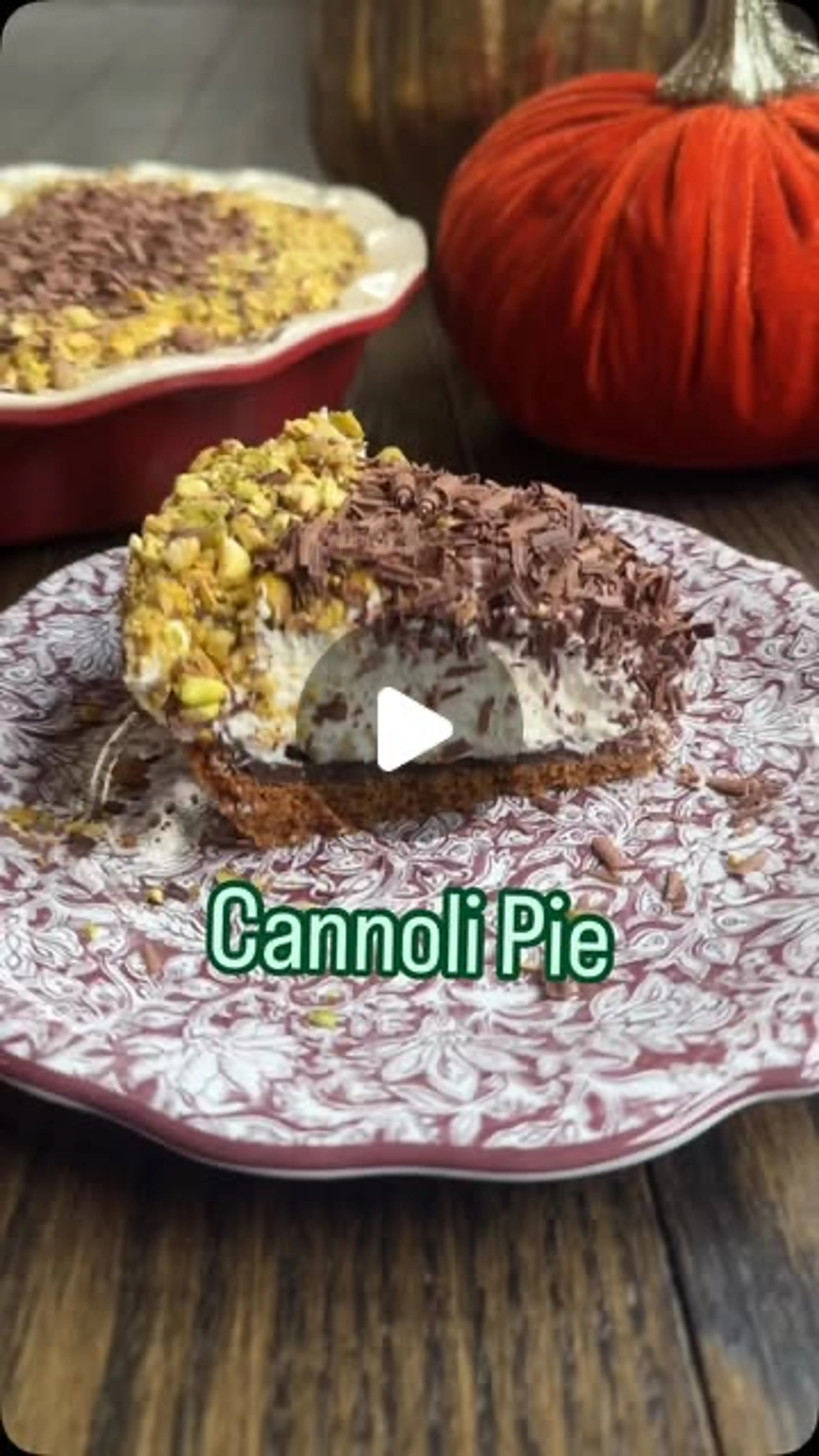 Save My Cannoli Pie for an Easy Holiday Dessert That Everyon