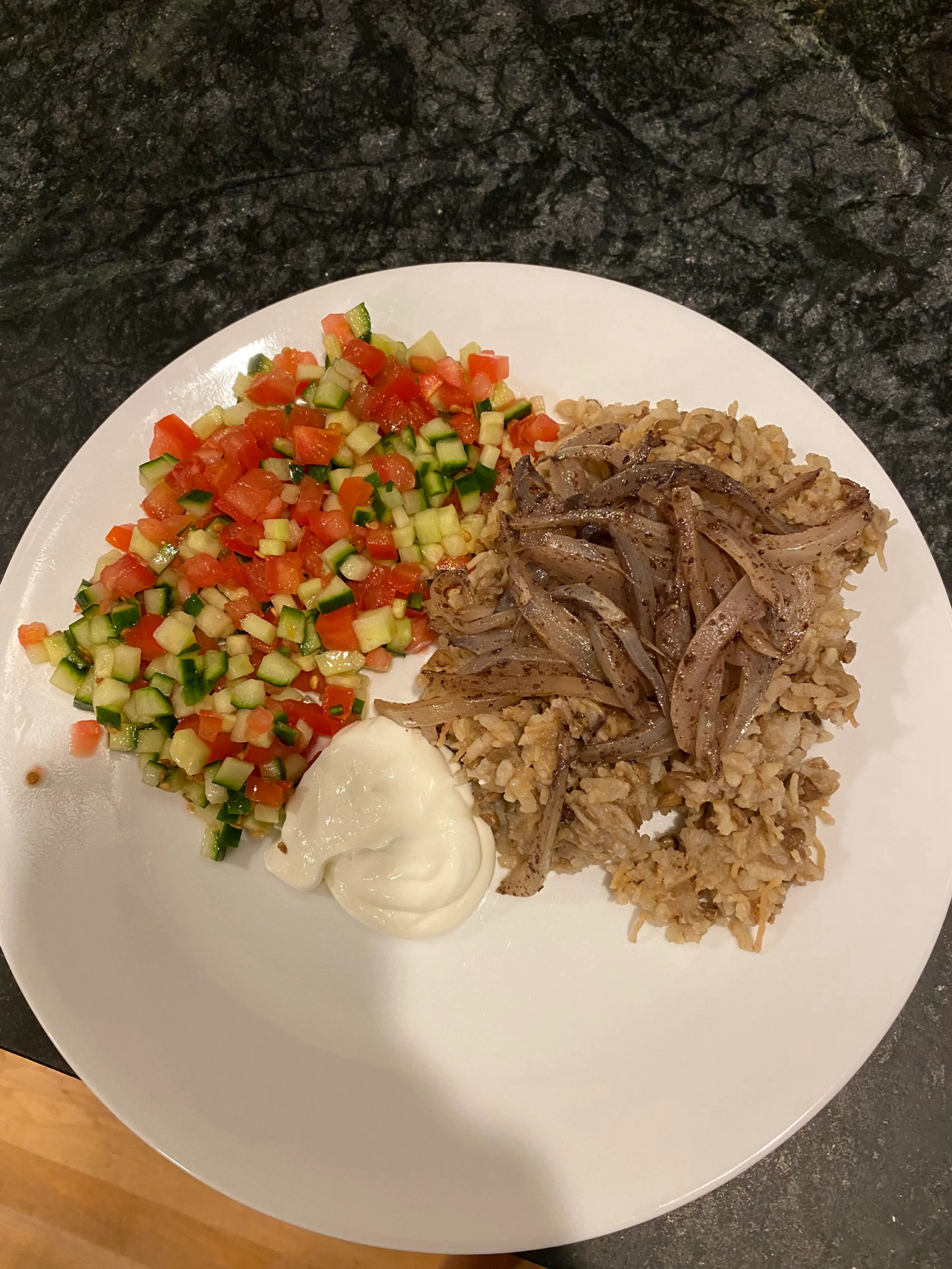 Mujadara Salad