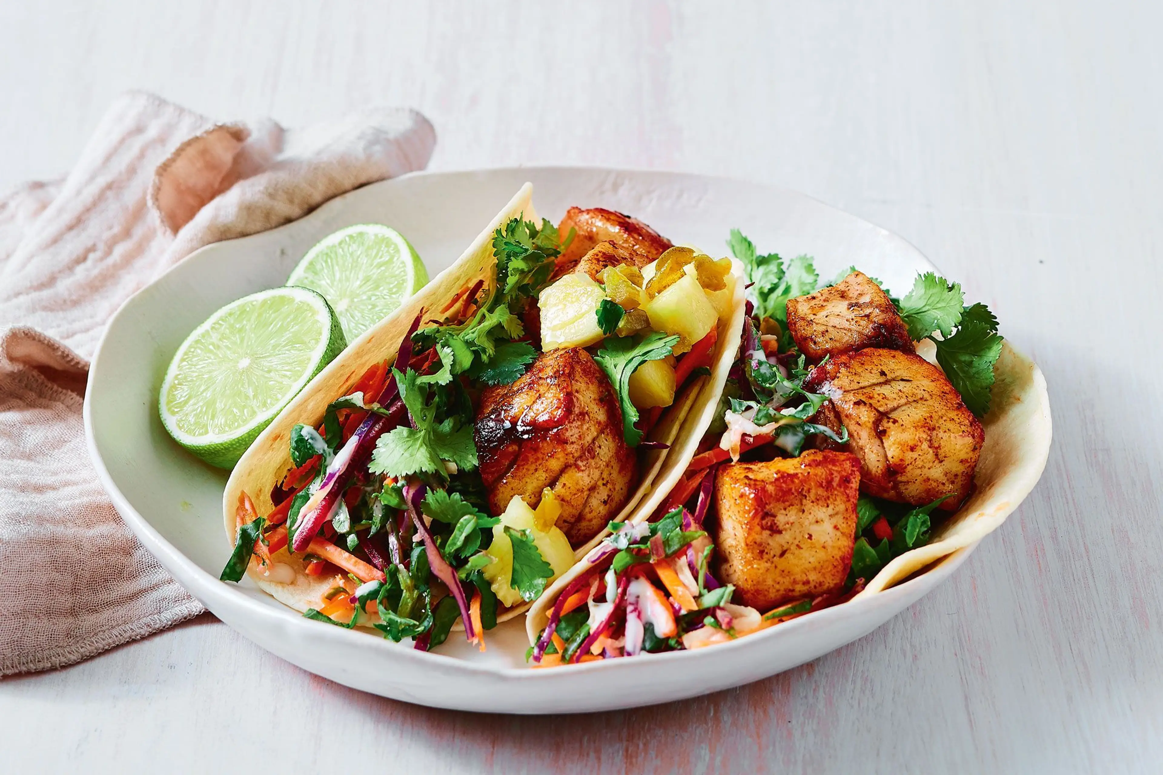 Quick cajun fish tacos recipe