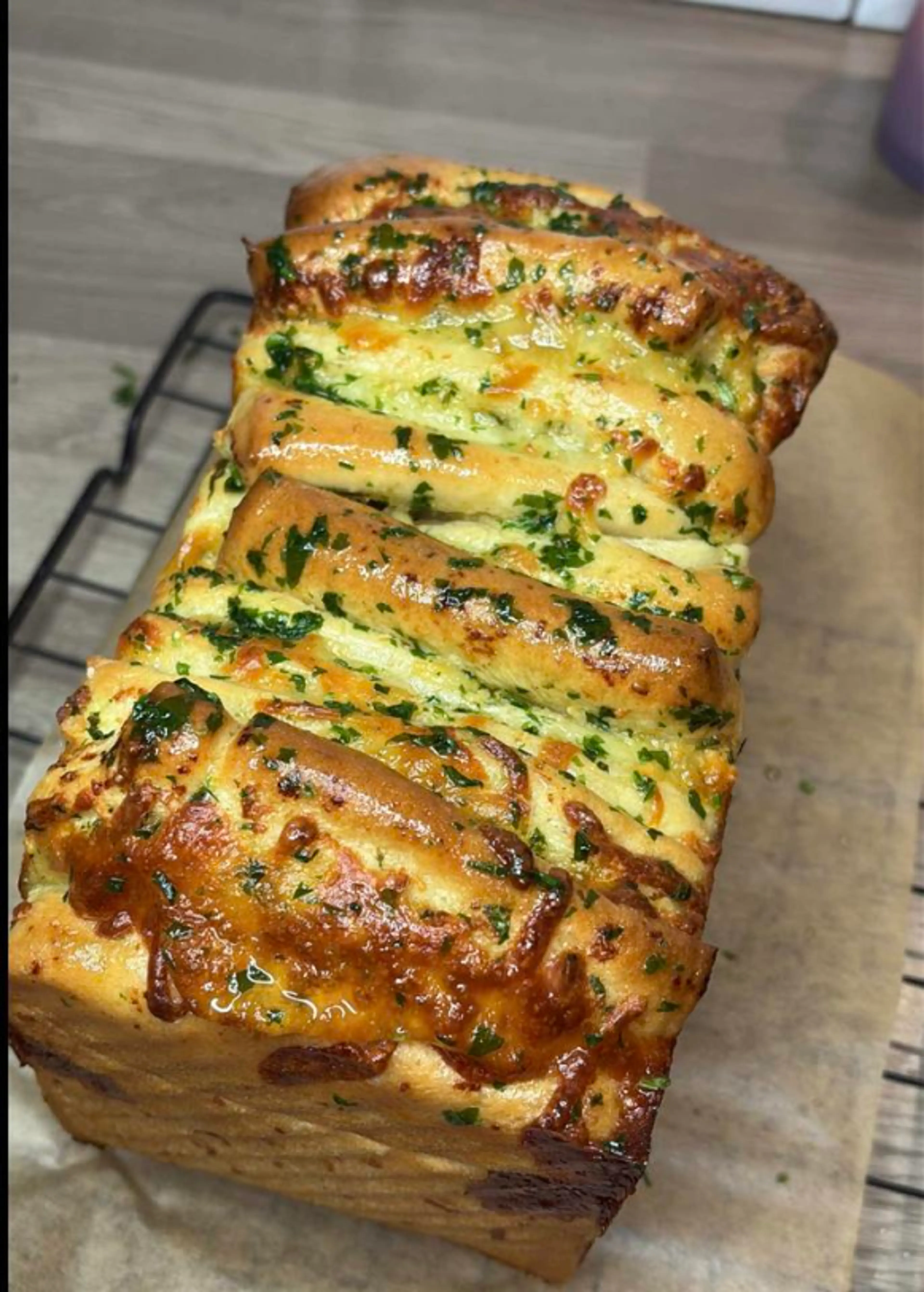 Pull Apart Garlic Bread