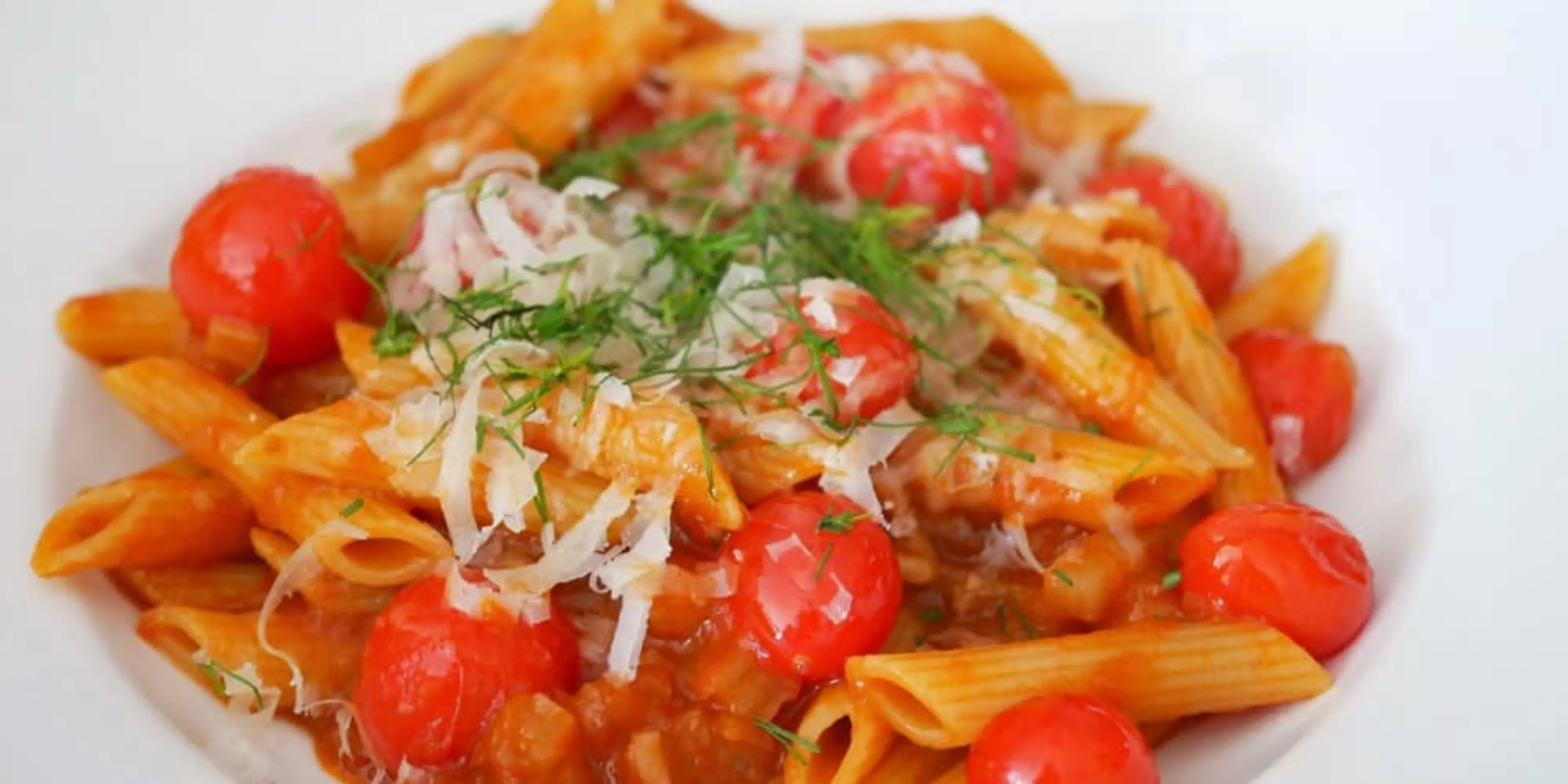 Pasta met venkel en kerstomaatjes