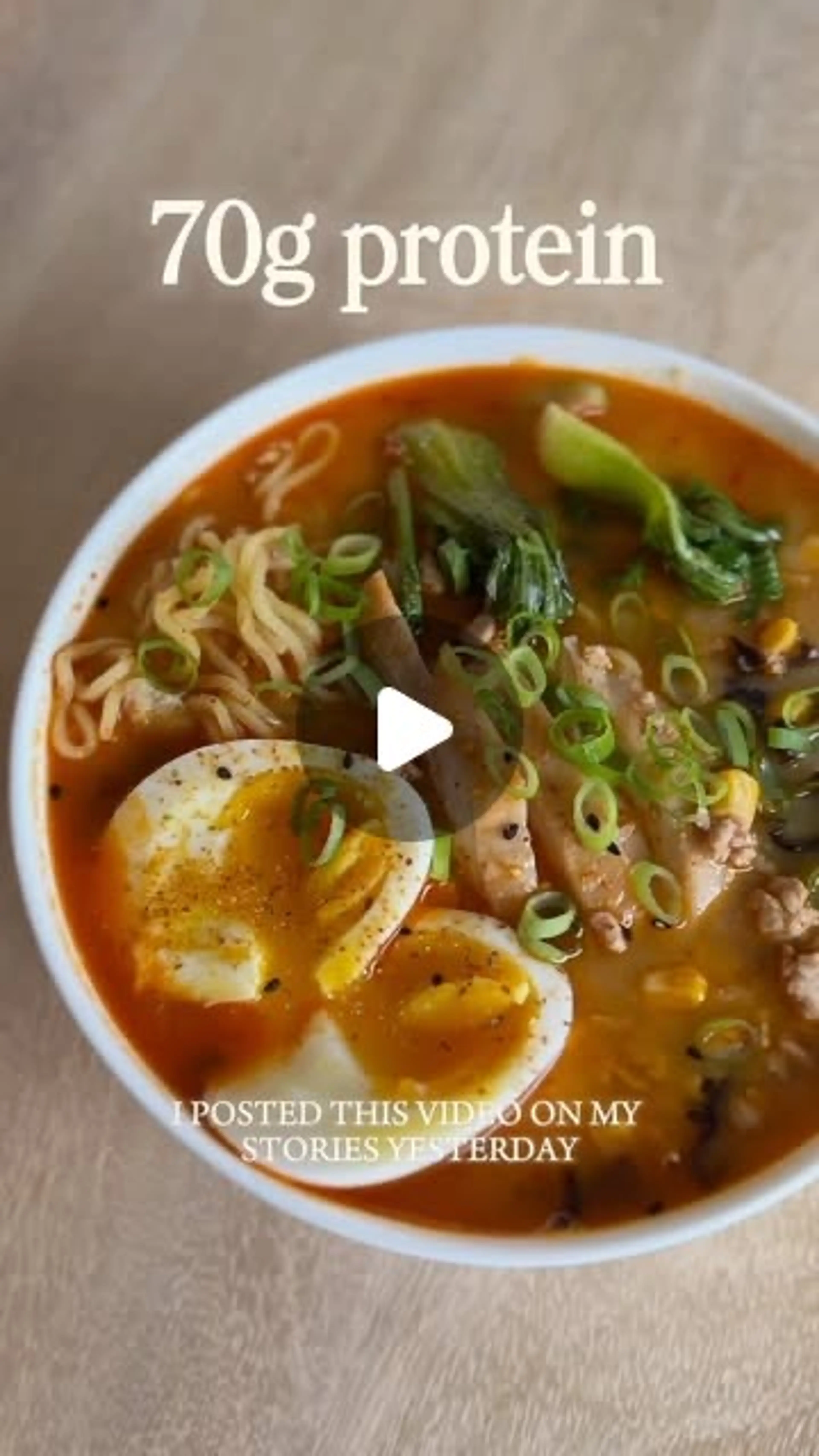 High Protein Ramen
