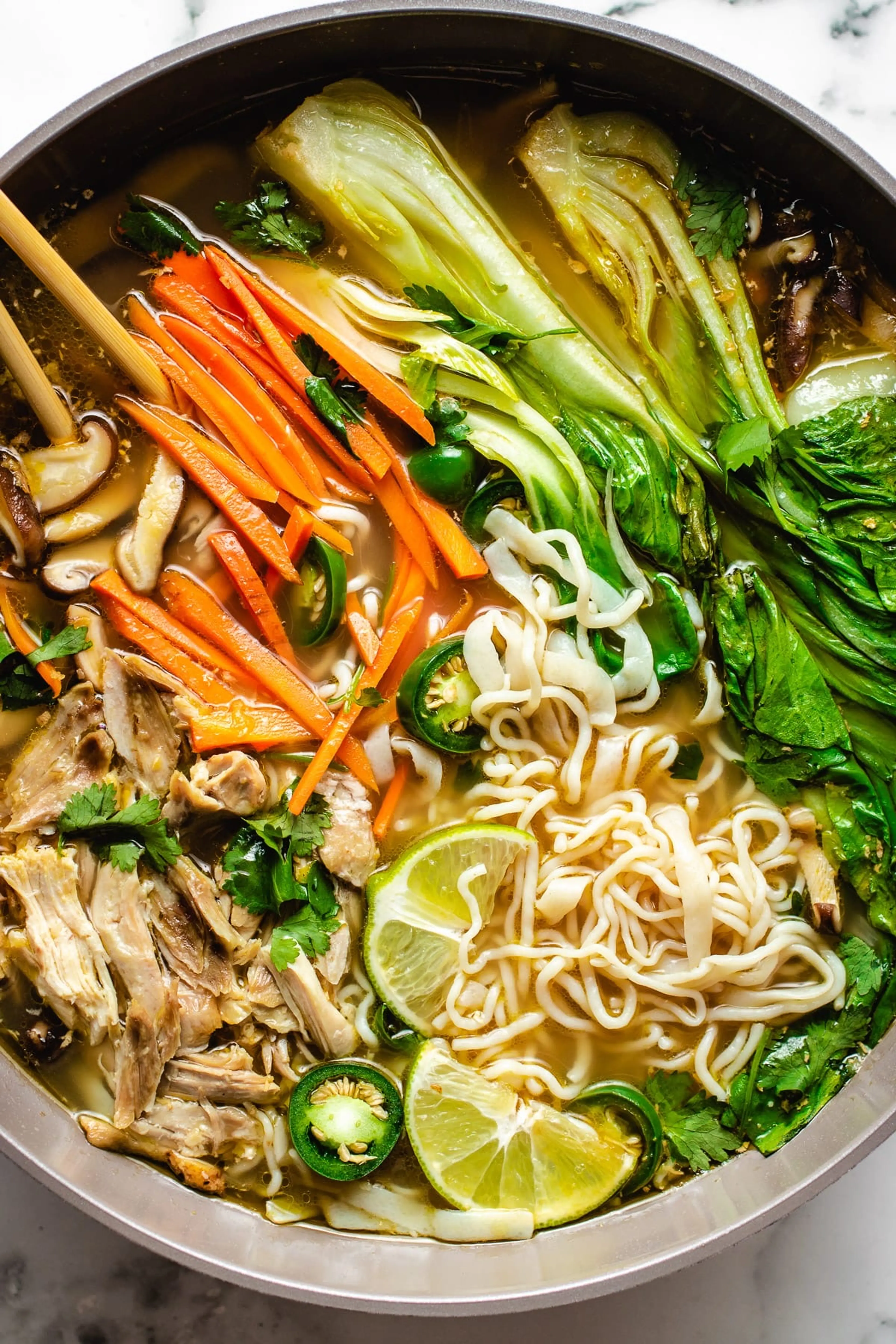 Asian chicken noodle soup recipe