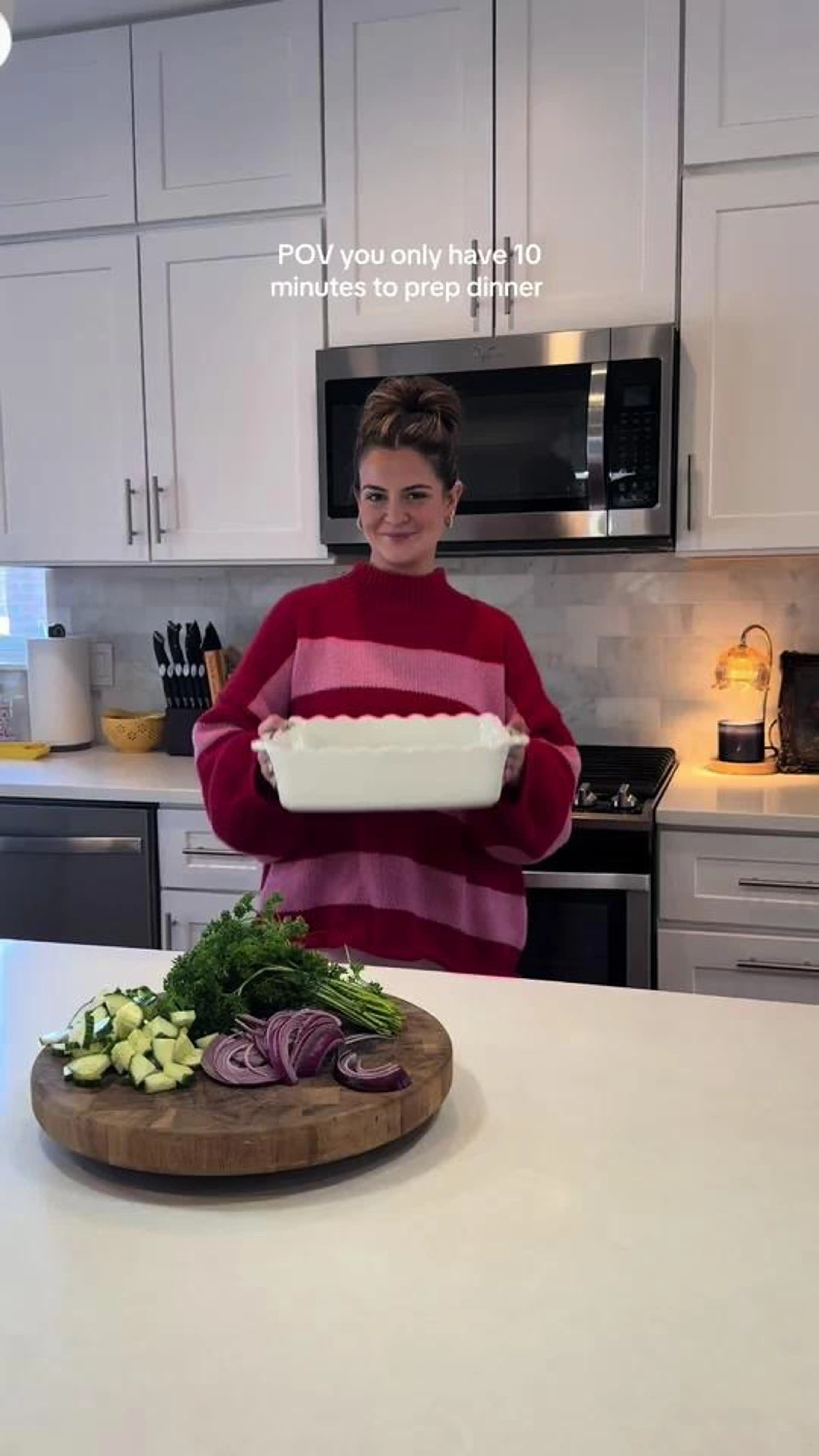 1. Pour 1 Cup Uncooked Rice and 2 Cups Chicken Broth into a