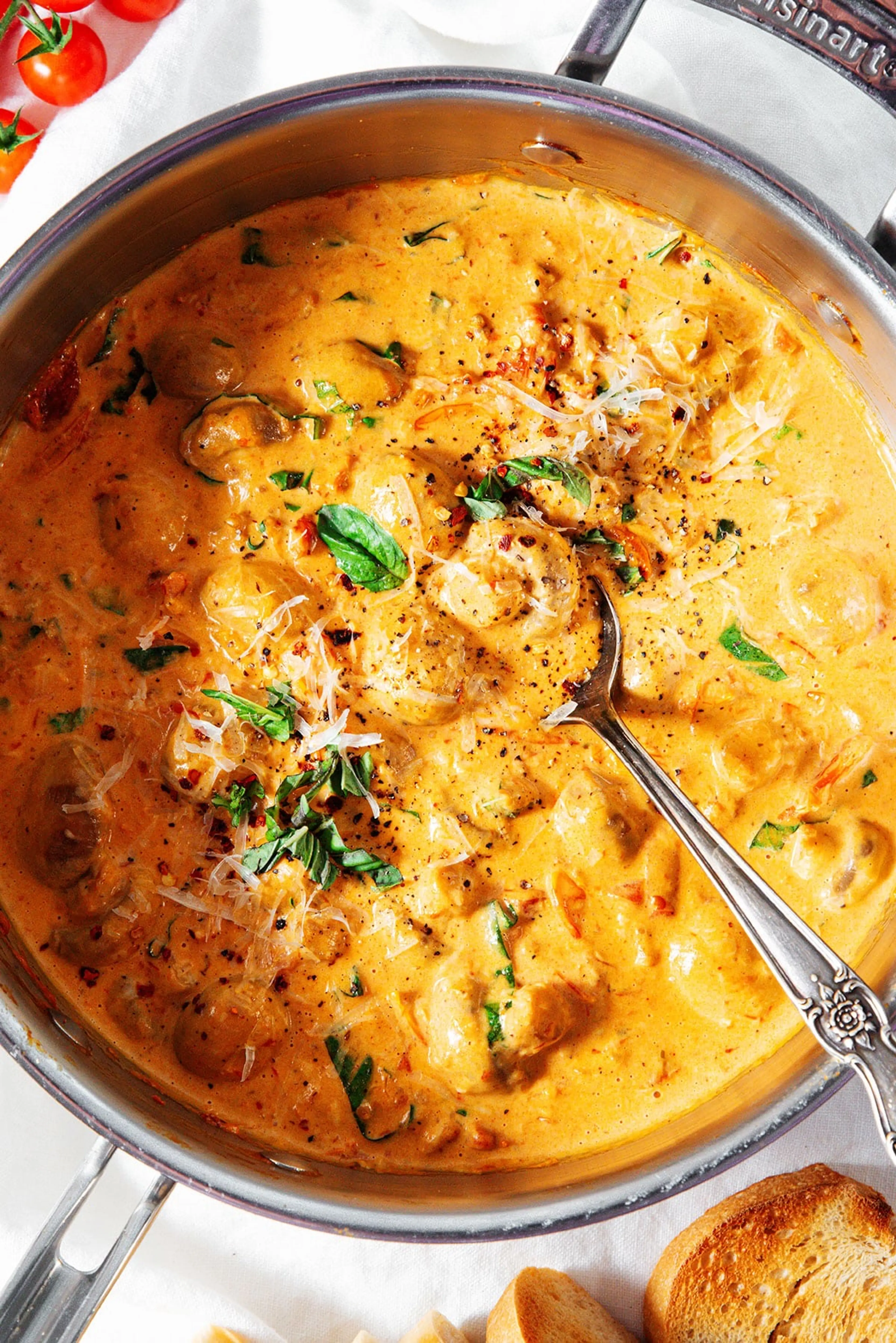 Creamy Tuscan Marry Me Mushrooms