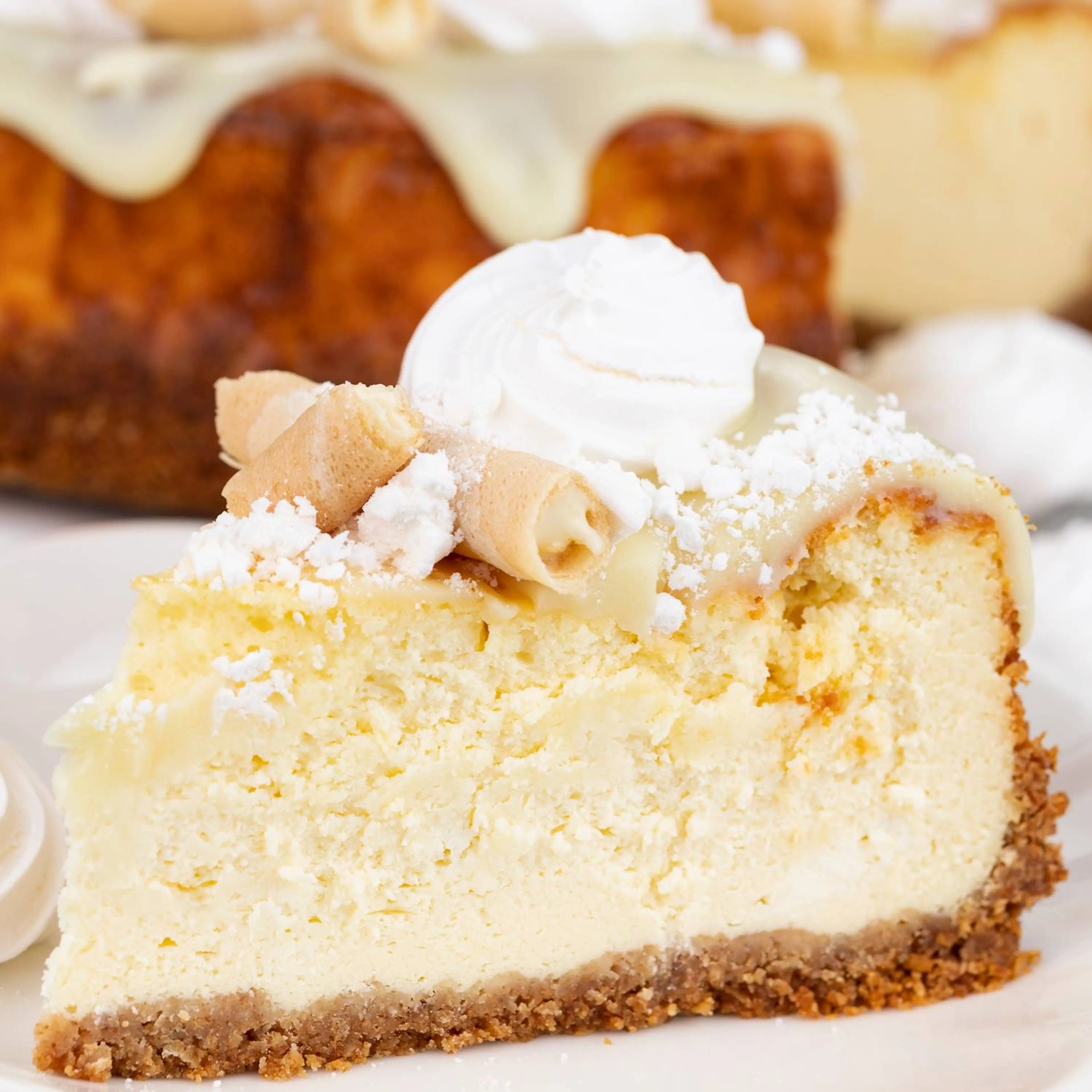 Sernik z białą czekoladą