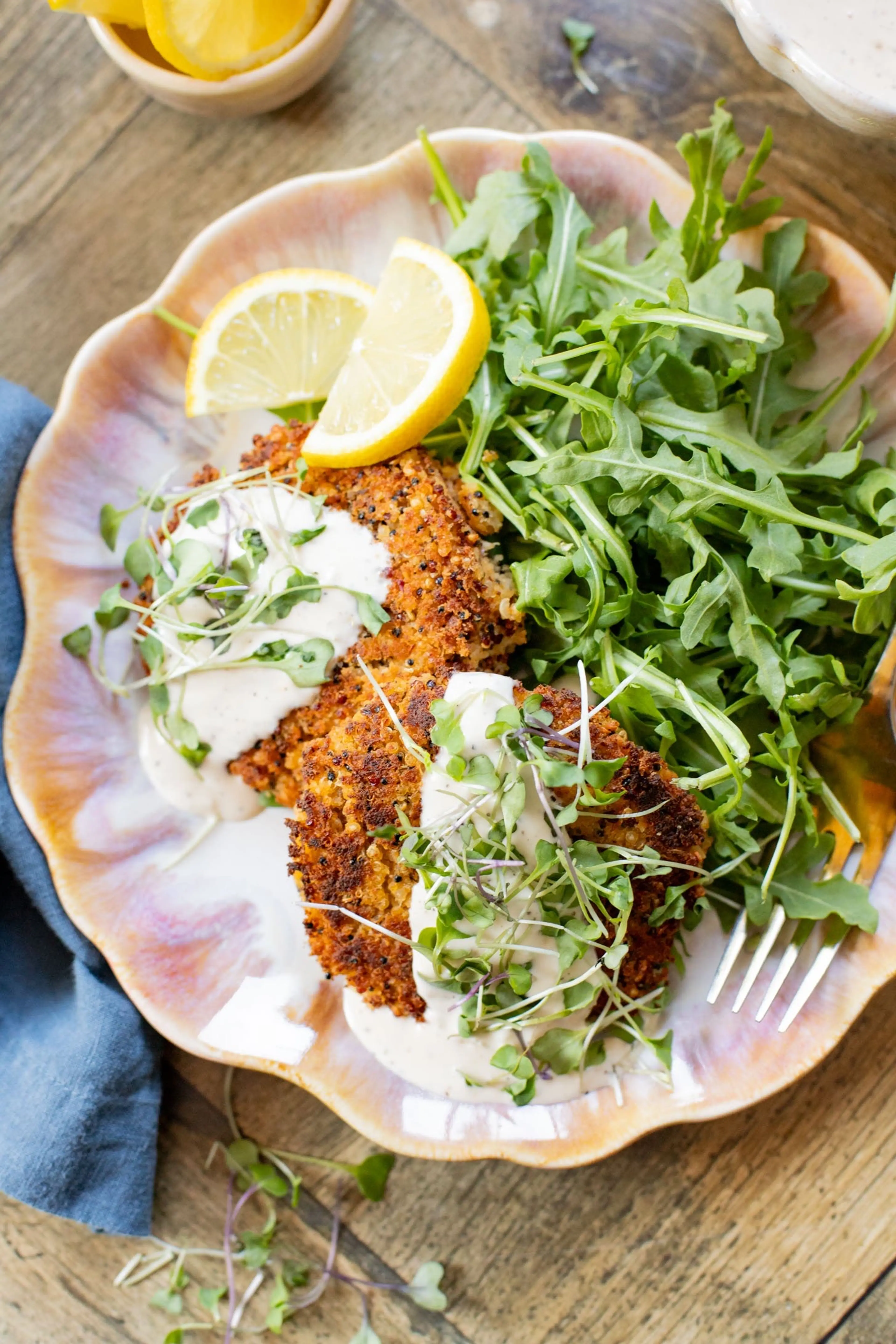 Crispy Chickpea Quinoa Patties