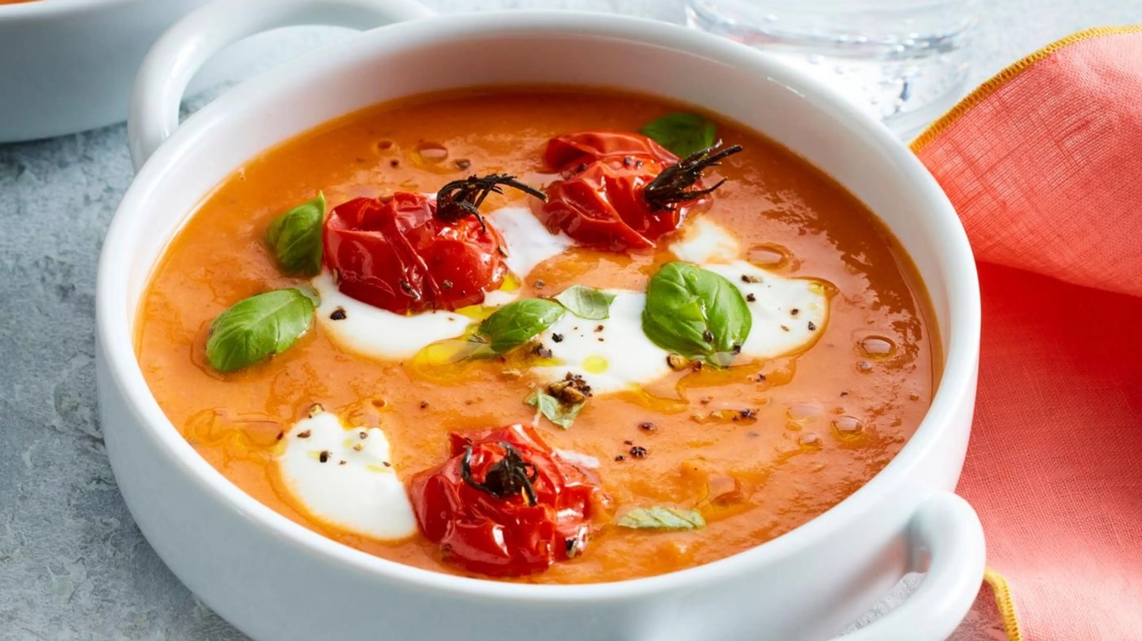 Geröstete Tomatensuppe